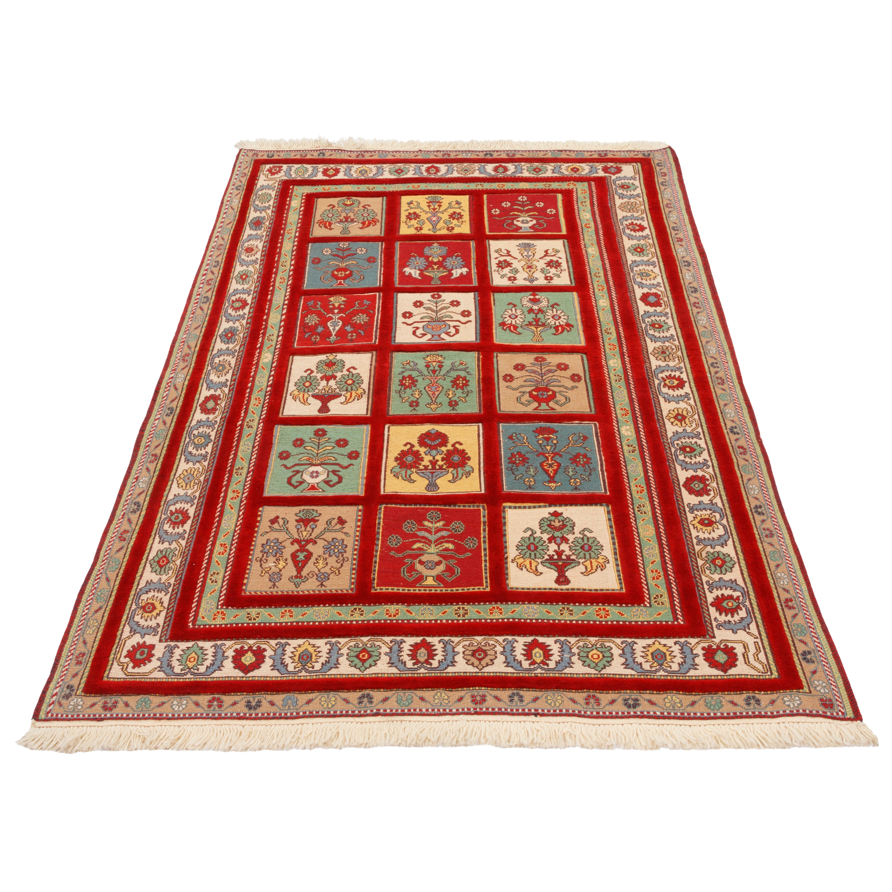 Sirjan Handmade Kilim Carpet — Kheshti | Full Wool | 120 × 180 cm | SKU 40200370