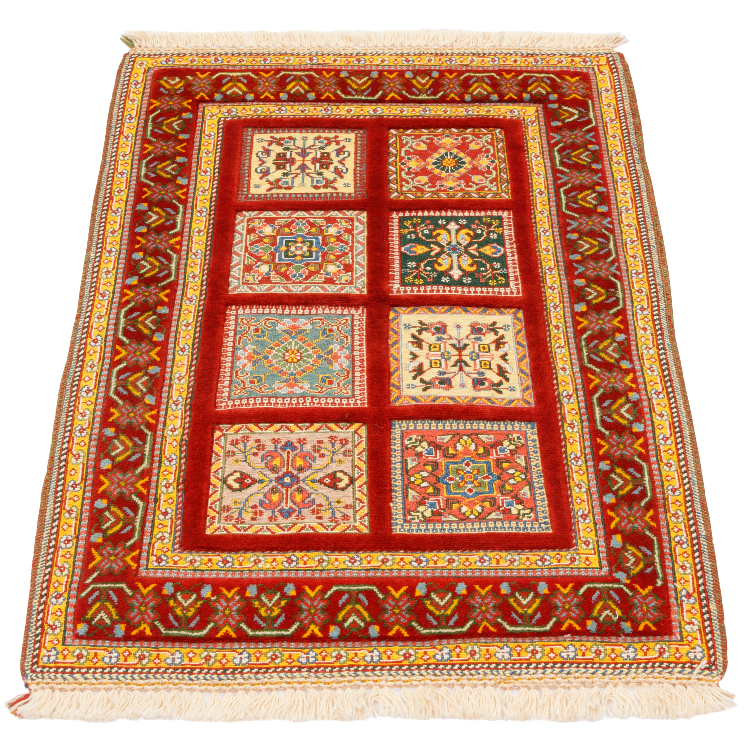 سجادة كيليم يدوية سيرجان — خشتي | صوف بالكامل | 75 × 107 سم | رمز SKU 40000330