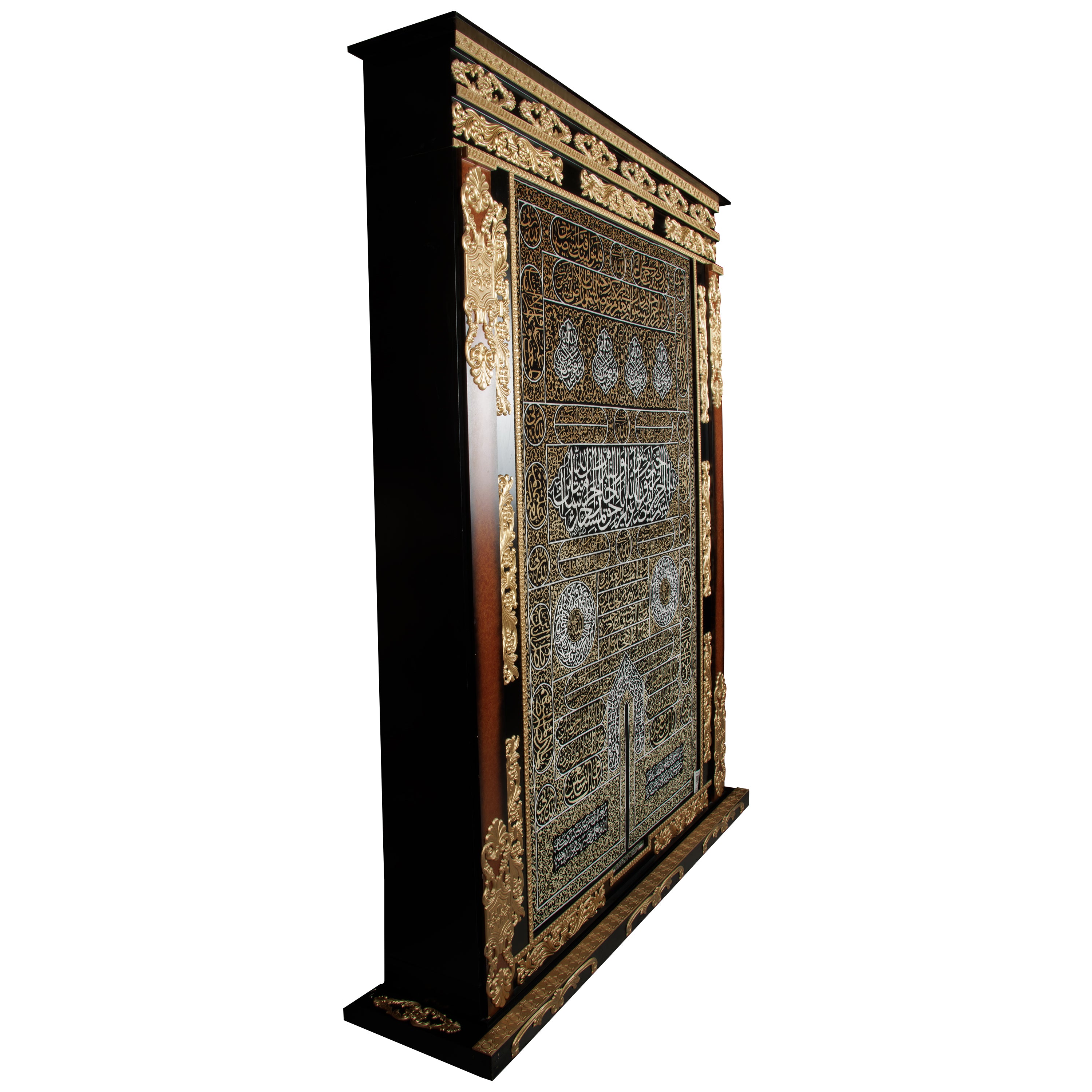 لوحة فنية جدارية لسجاد أصفهان يدوي — ساراسار | وبر حرير / سدى حرير | 154 × 238 سم | رمز المنتج 70300925
