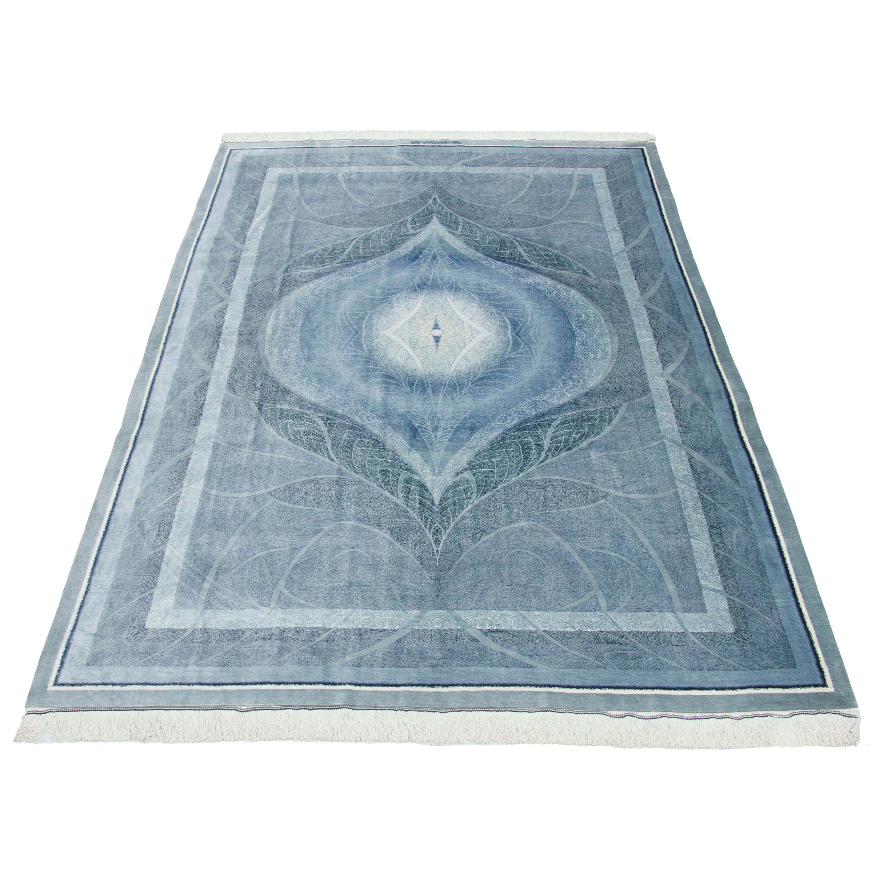 Qom Handmade Carpet — Sarasar | Full Silk | 190 × 290 cm | SKU 10501466