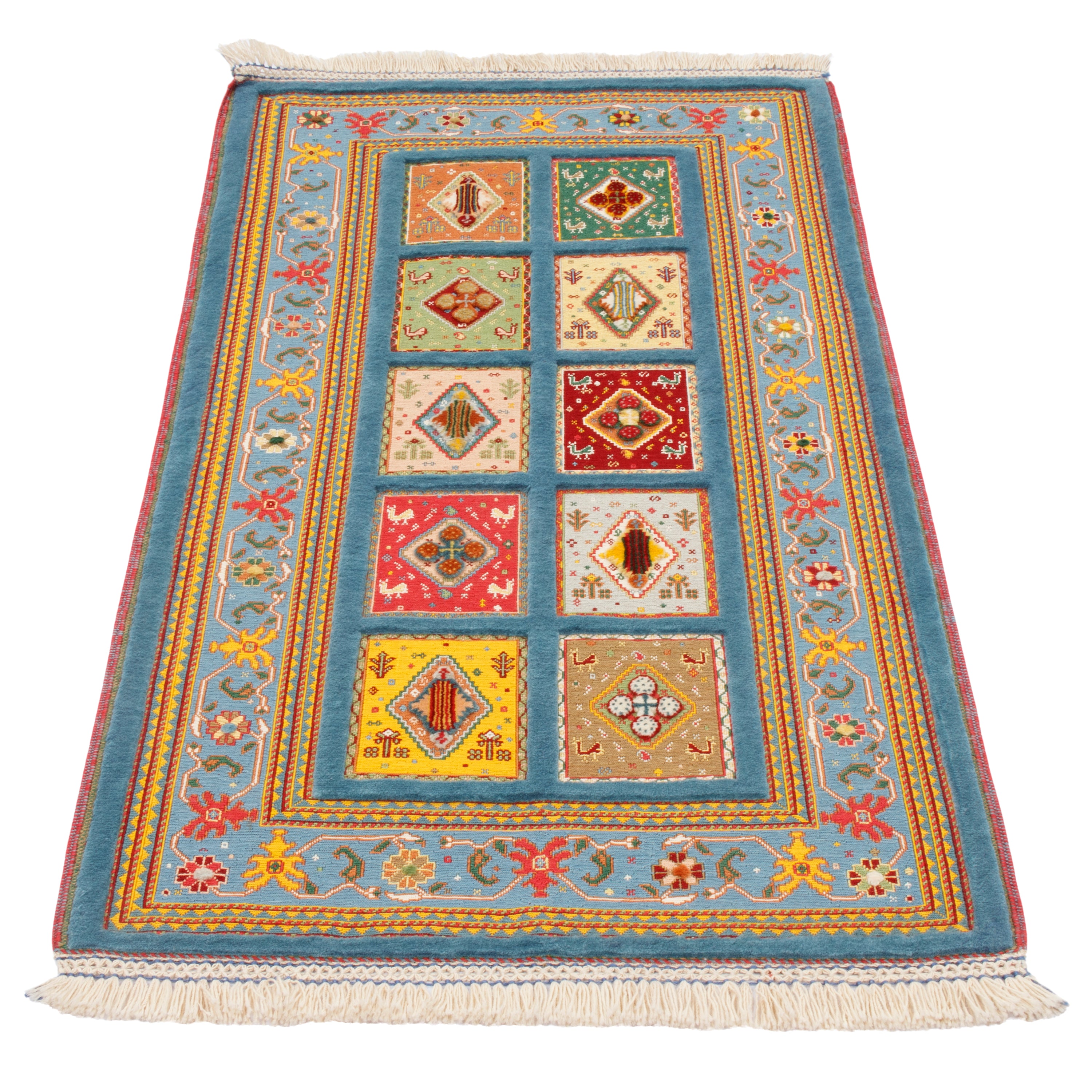 Sirjan Handmade Kilim Carpet — Kheshti | Full Wool | 80 × 140 cm | SKU 40100372