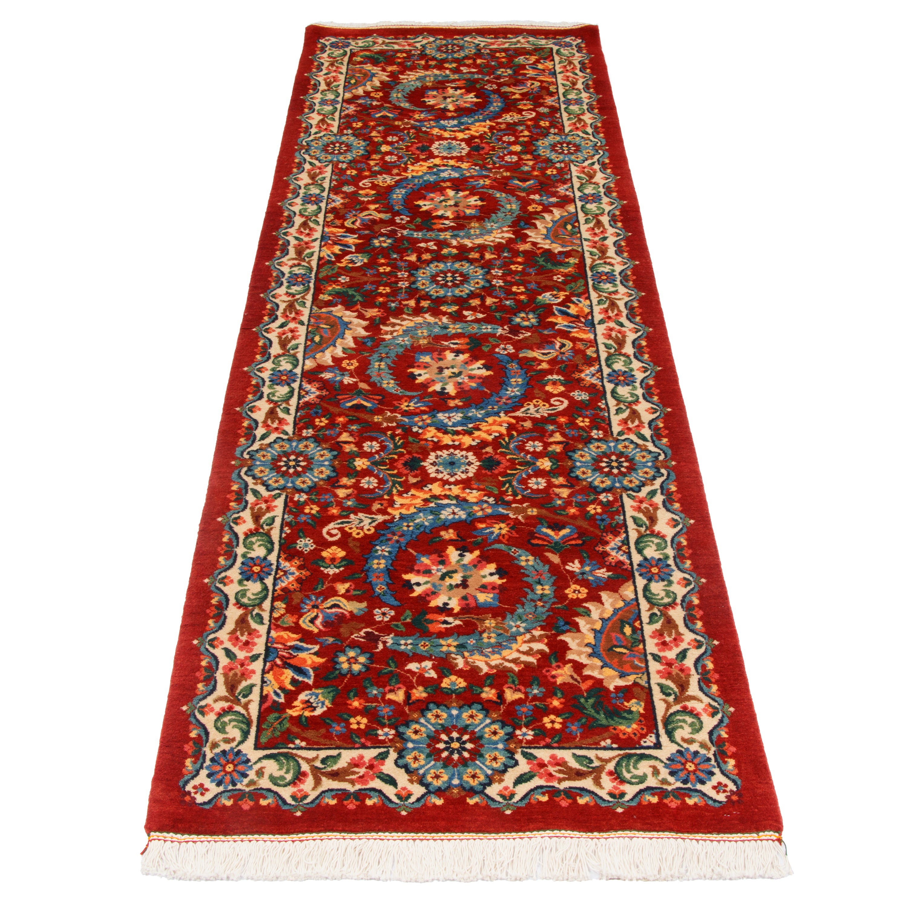 سجادة ورامين يدوية - أفشان | صوف / سداة قطنية | 85 × 290 سم | SKU 10200539