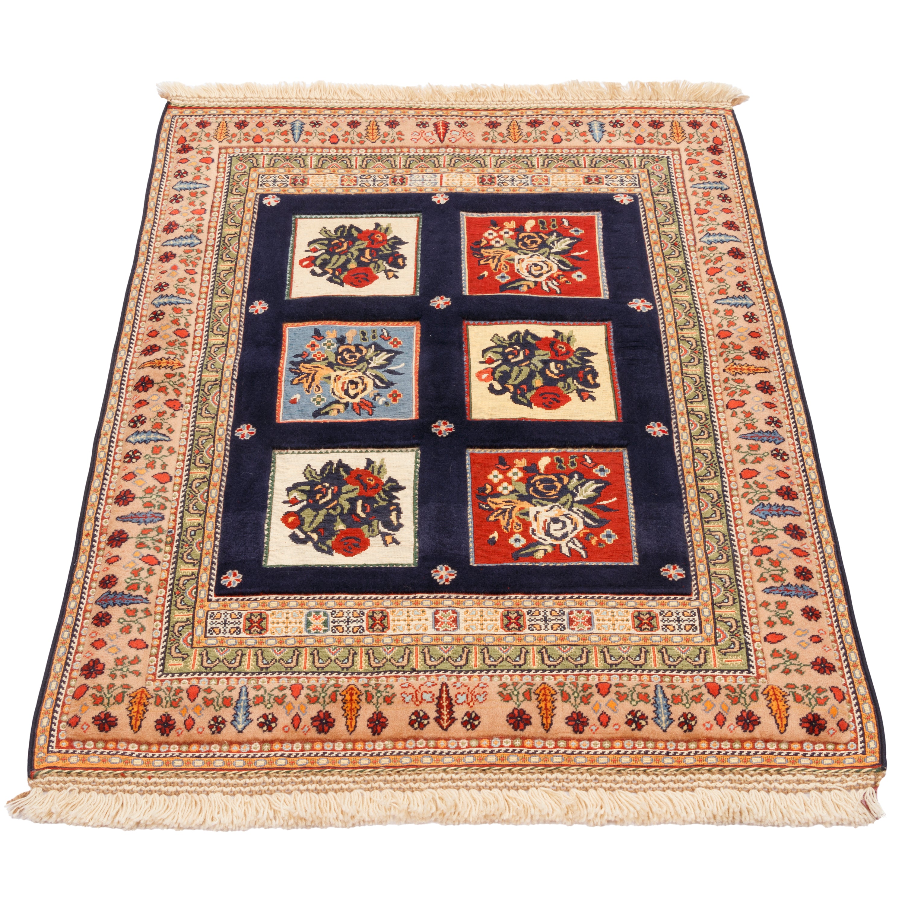 سجاد كيلن اليدوي من سيرجان — خشتي | صوف بالكامل | 82 × 120 سم | SKU 40000335