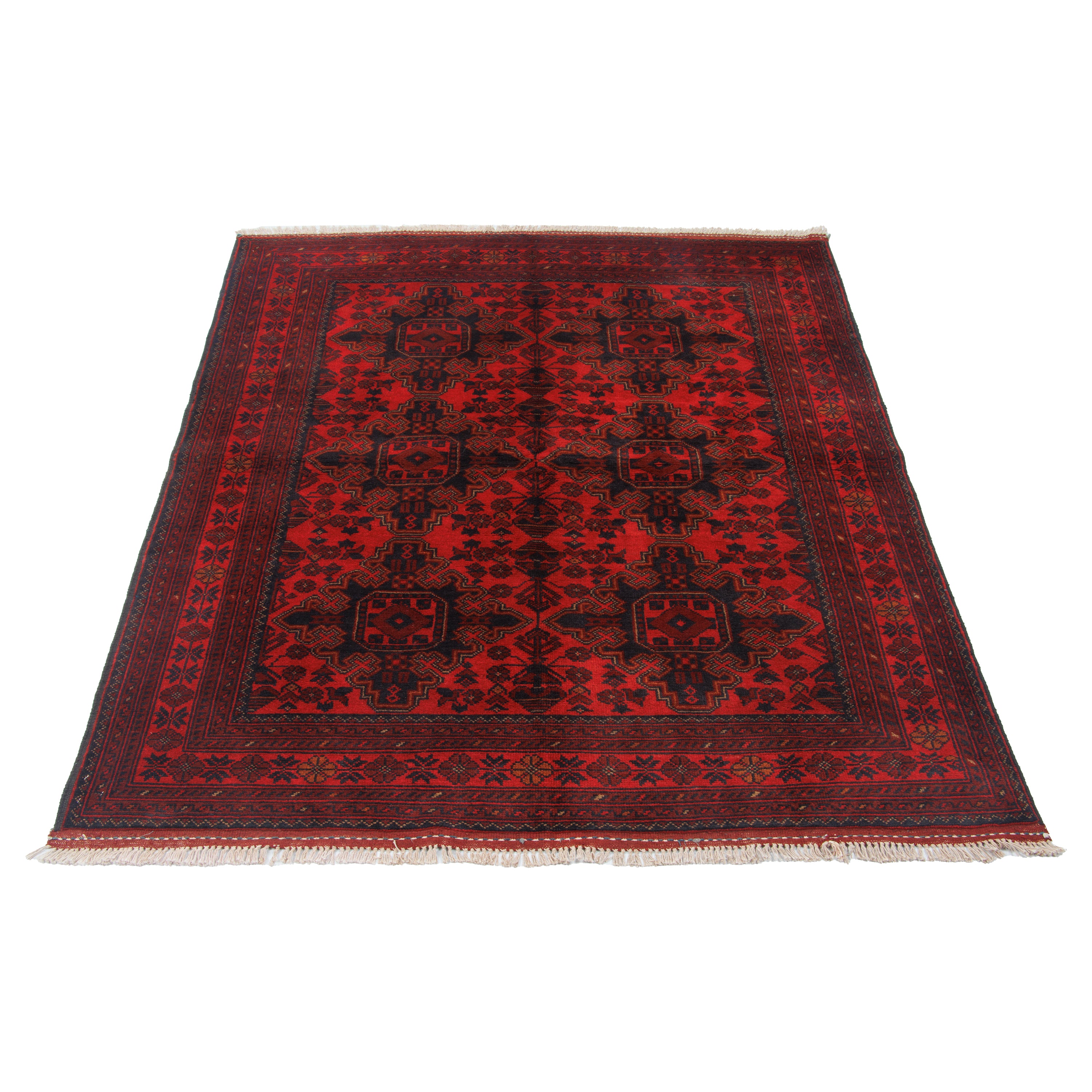 سجاد علي أباد اليدوي — شامل | صوف كامل | 155 × 195 سم | رمز المنتج 10301634