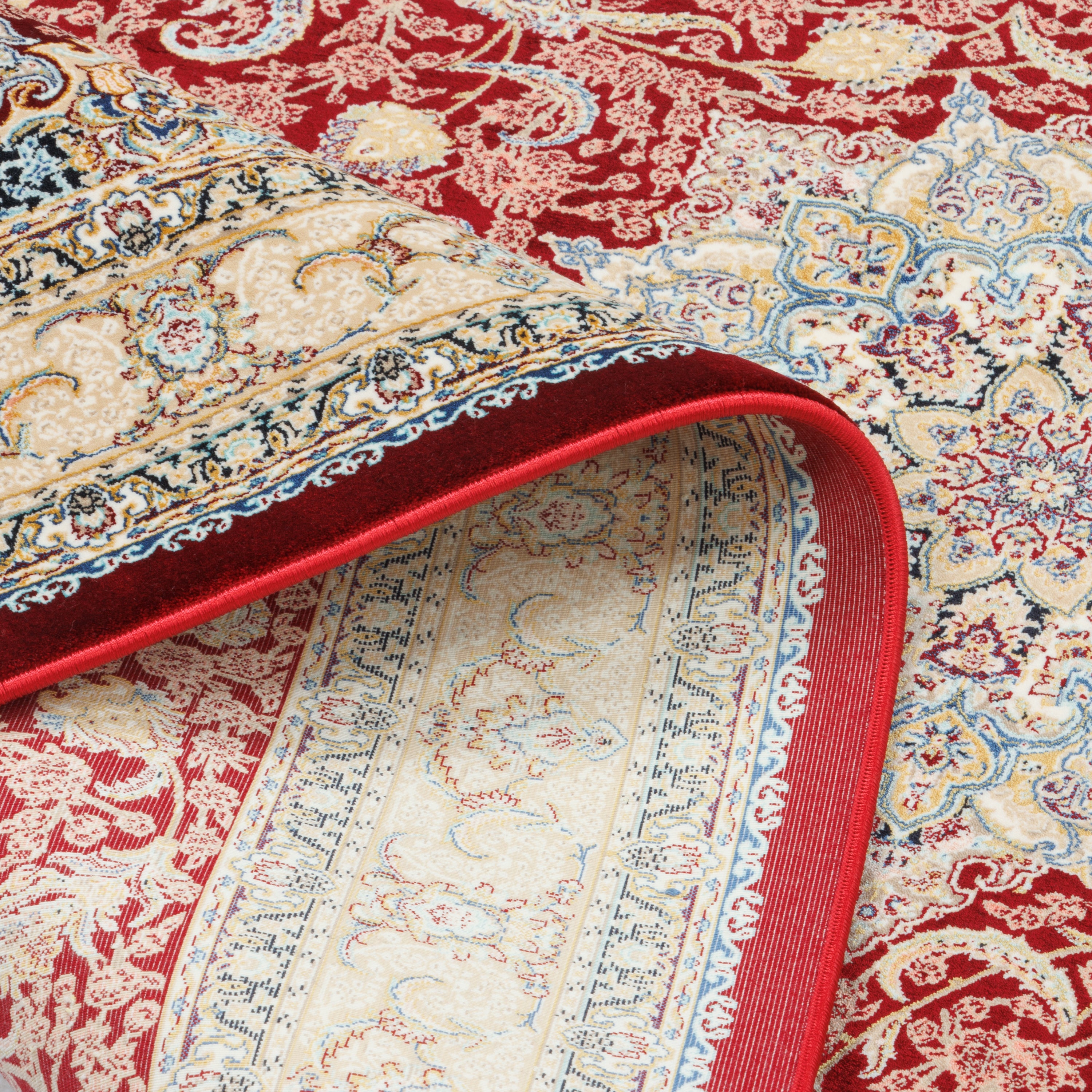 Machine-made Rug, Floral All-over, Acrylic & Bamboo Silk, SPU 200487
