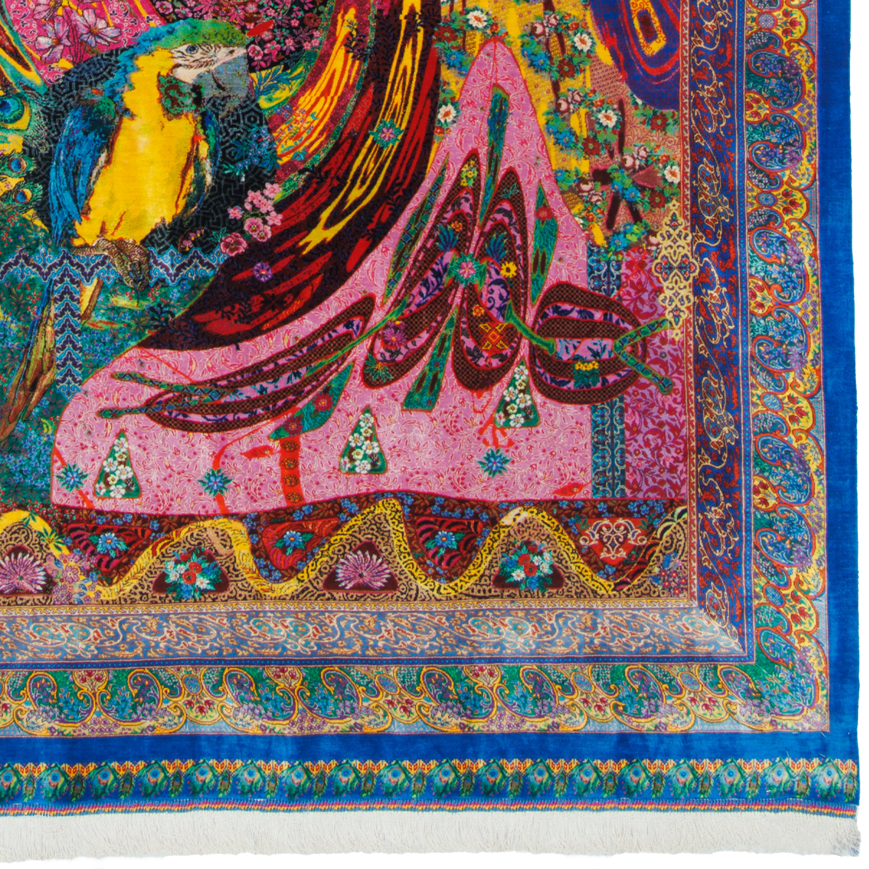 سجادة قم يدوية — سرسار | حرير كامل | 138 × 202 سم | رمز المنتج 10200432
