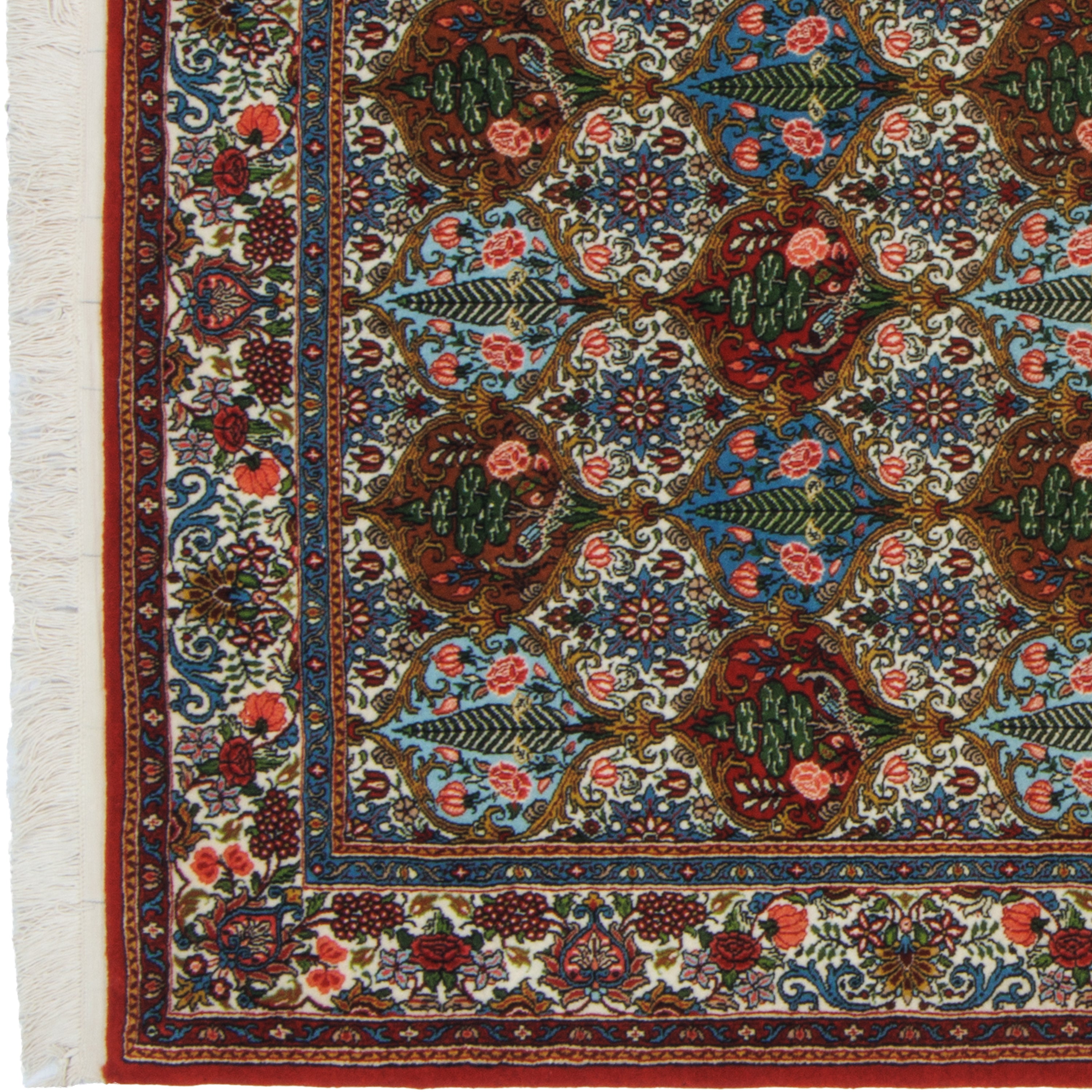 Bakhtiari Handmade Carpet — Bandi | Wool / Silk Warp | 110 × 174 cm | SKU 10100870