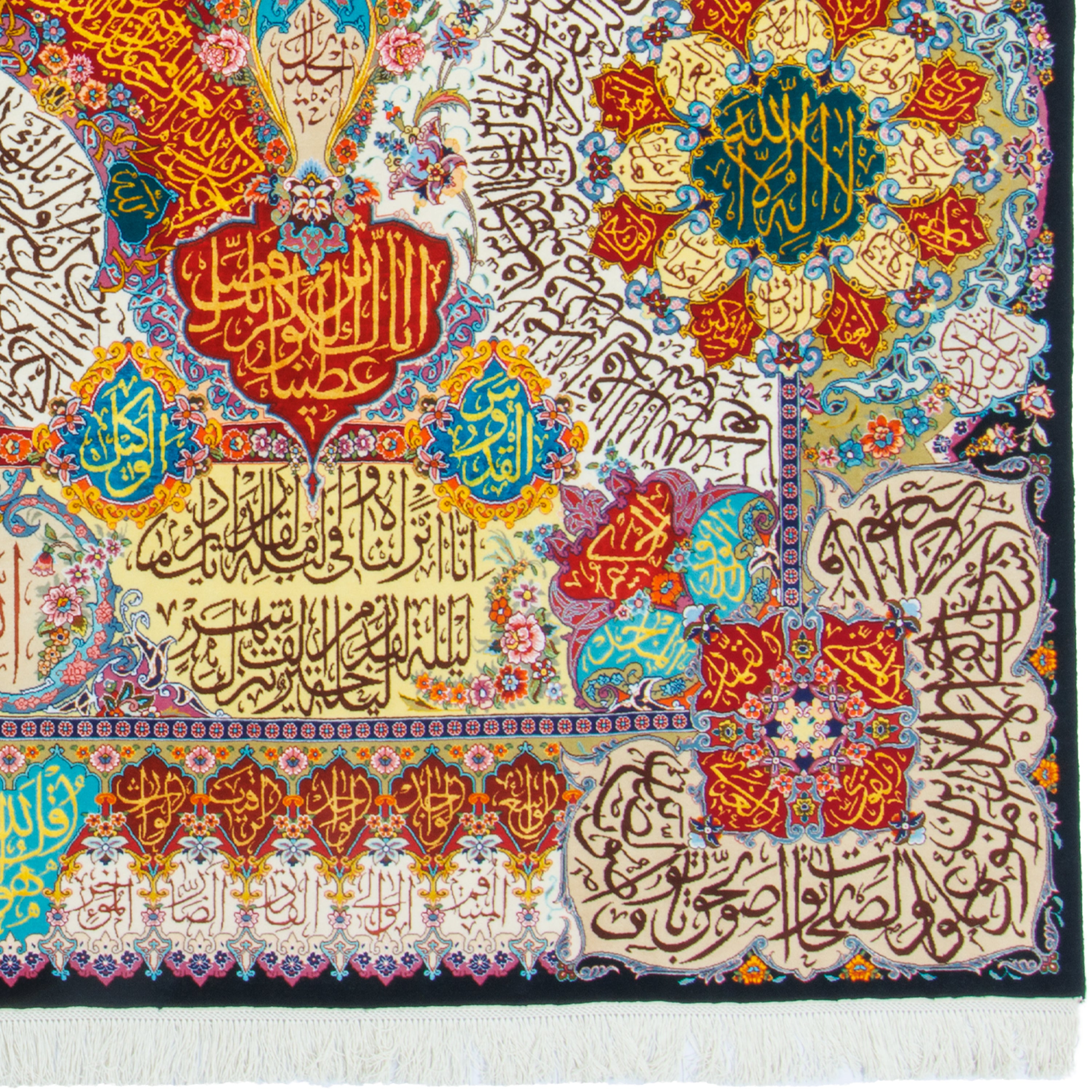 Tabriz Handmade Carpet Wall Art — Sarasar | Silk Pile / Silk Warp | 200 × 295 cm | SKU 70500592