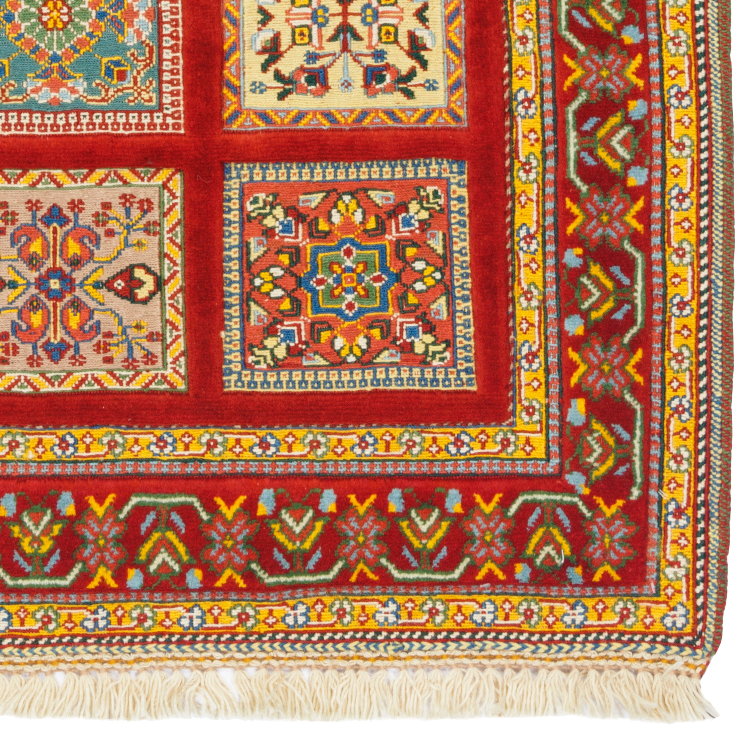 سجادة كيليم يدوية سيرجان — خشتي | صوف بالكامل | 75 × 107 سم | رمز SKU 40000330