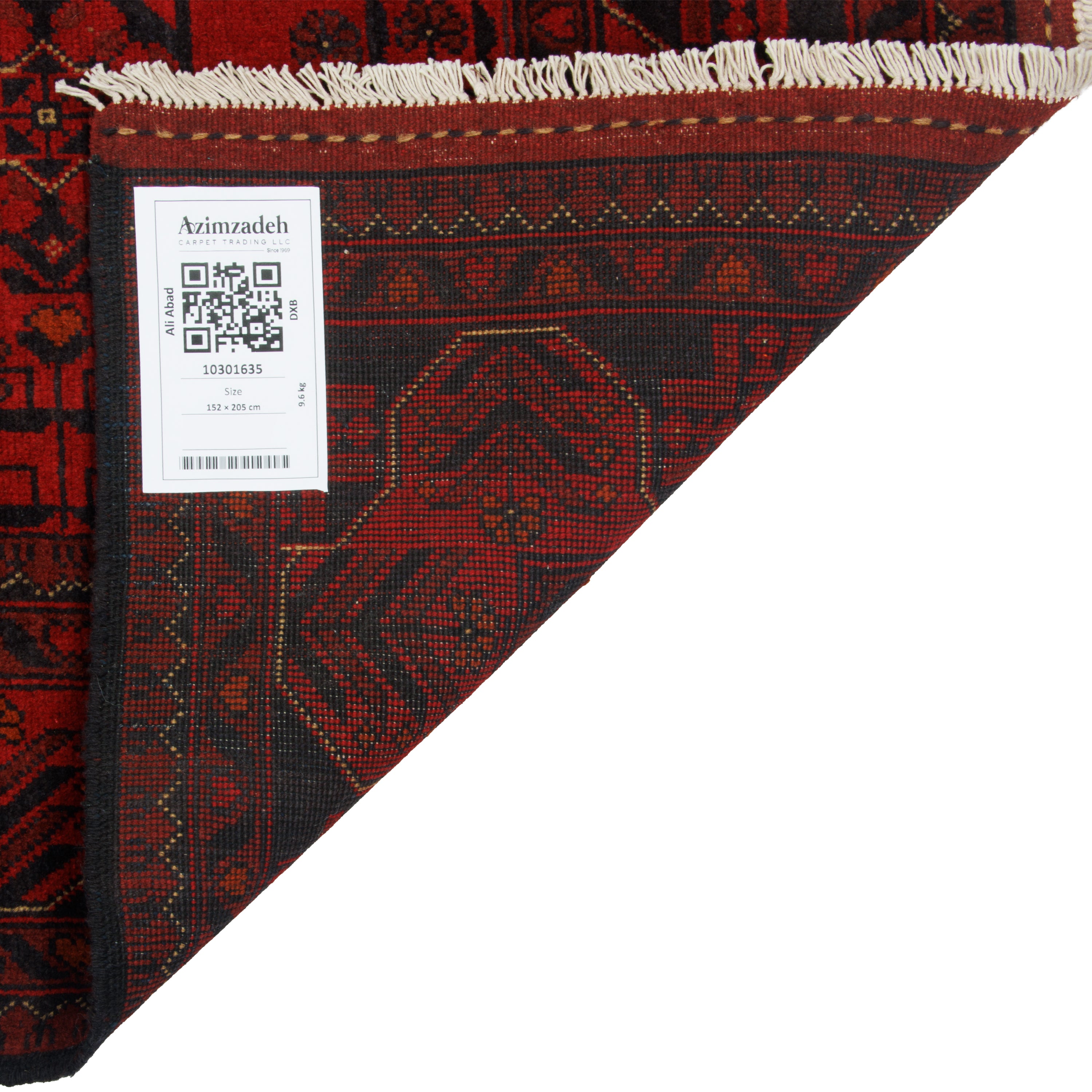 Aliabad Handmade Carpet — All-over | Full Wool | 152 × 205 cm | SKU 10301635