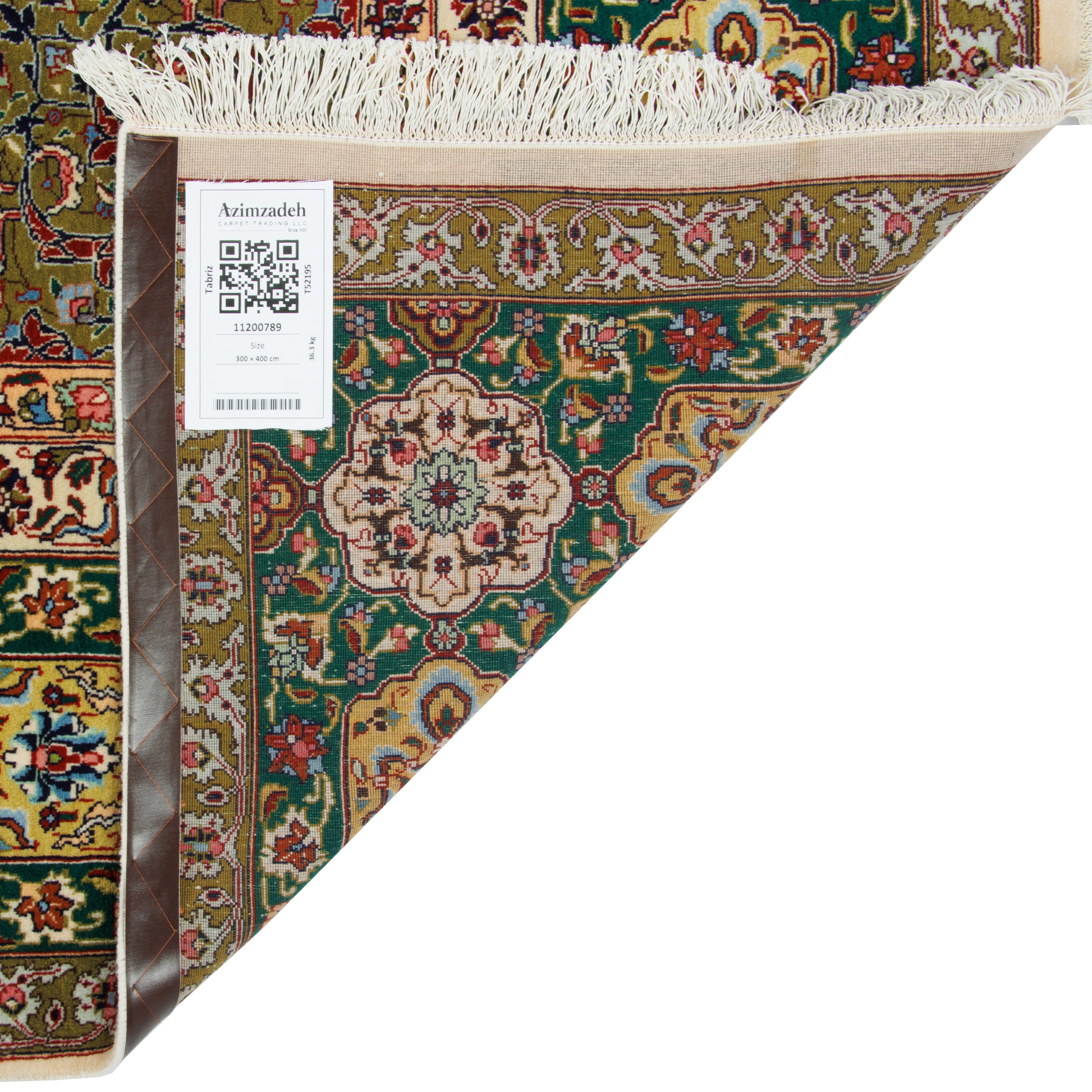 سجاد تبريز اليدوي — لَتشَك ترنج | صوف / سداة قطنية | 300 × 400 سم | رمز المنتج 11200789