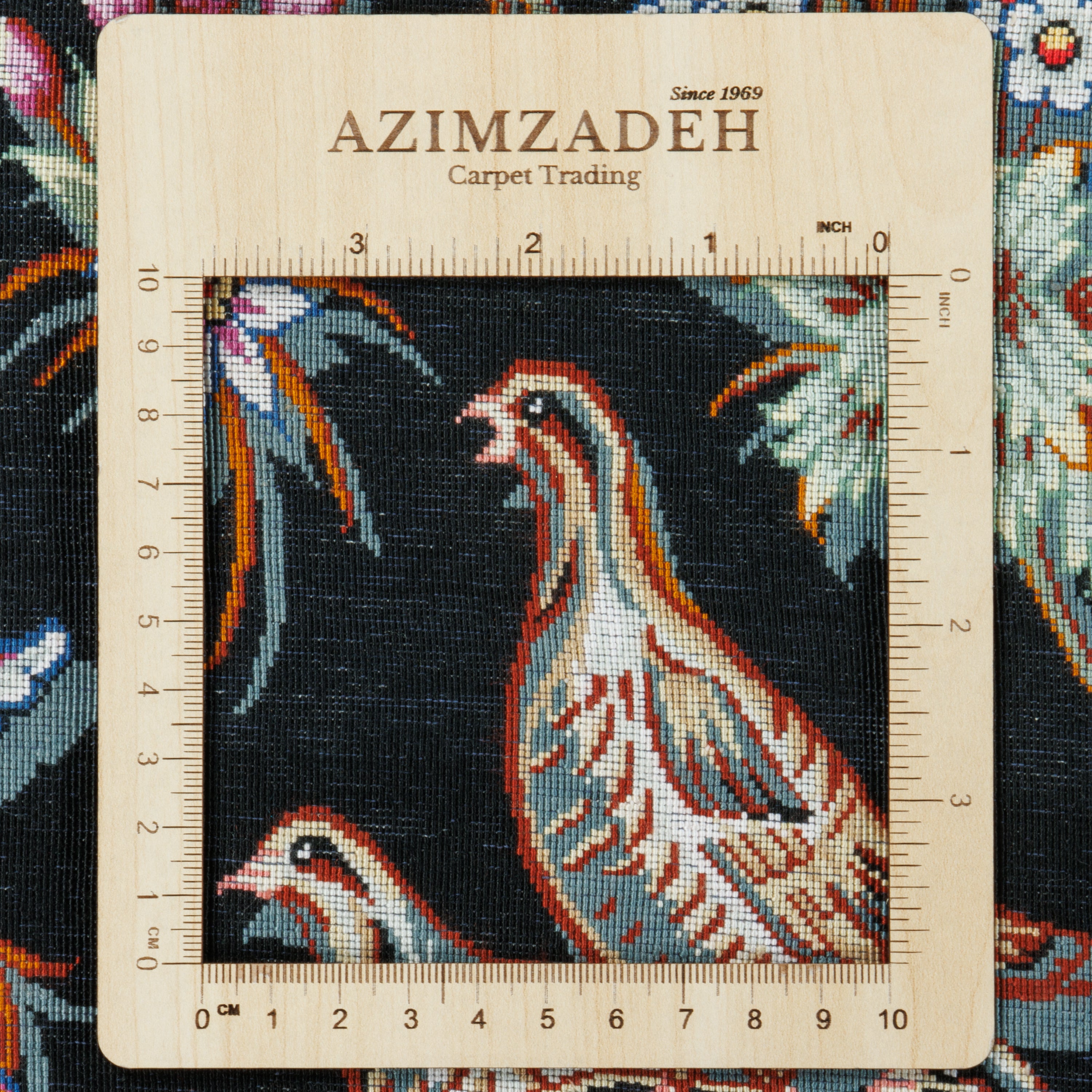 سجادة قم يدوية - ساراسار | حرير كامل | 196 × 306 سم | رمز المنتج 10601046