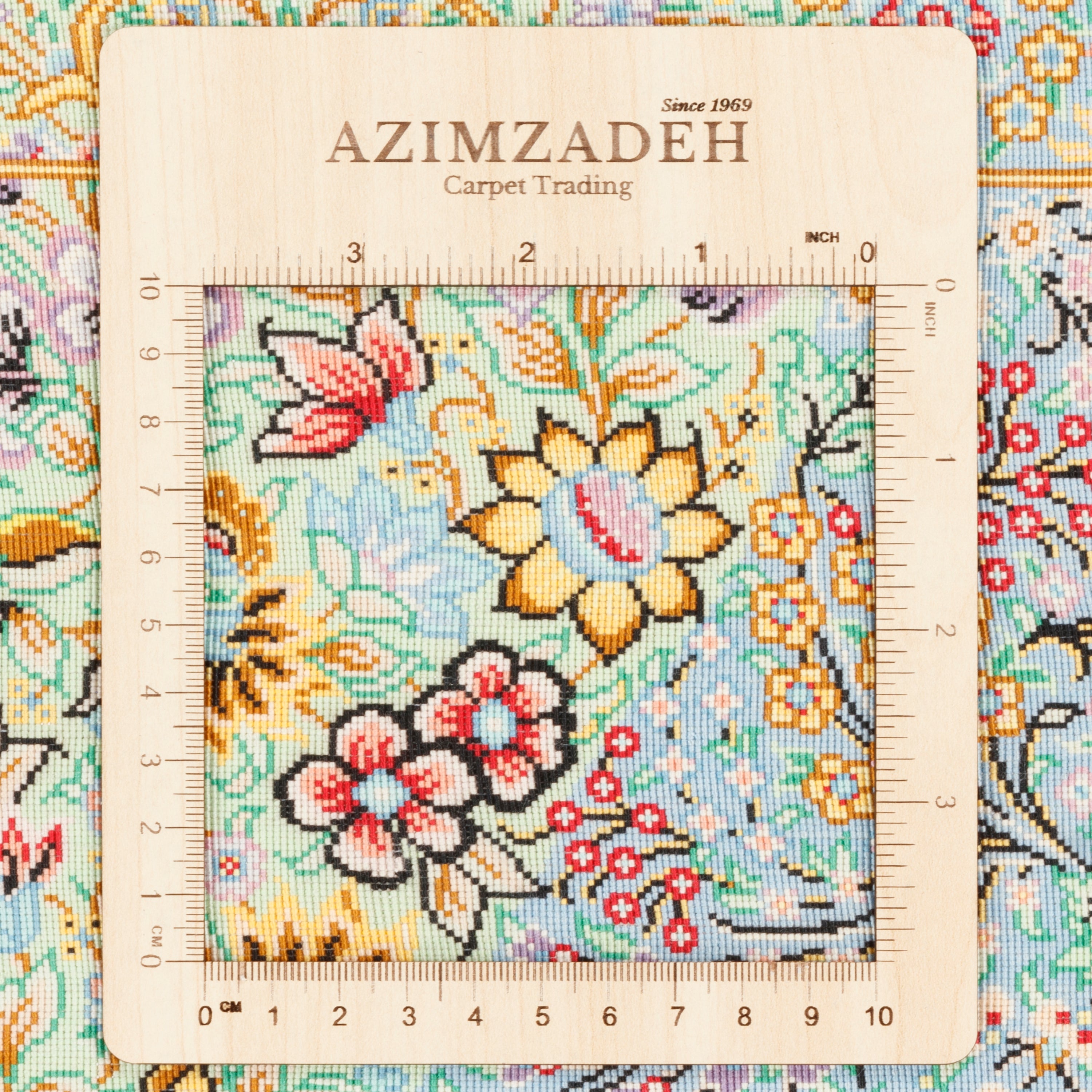 سجادة قم يدوية — ساراسار | حرير كامل | 137 × 200 سم | رمز المنتج 10200382