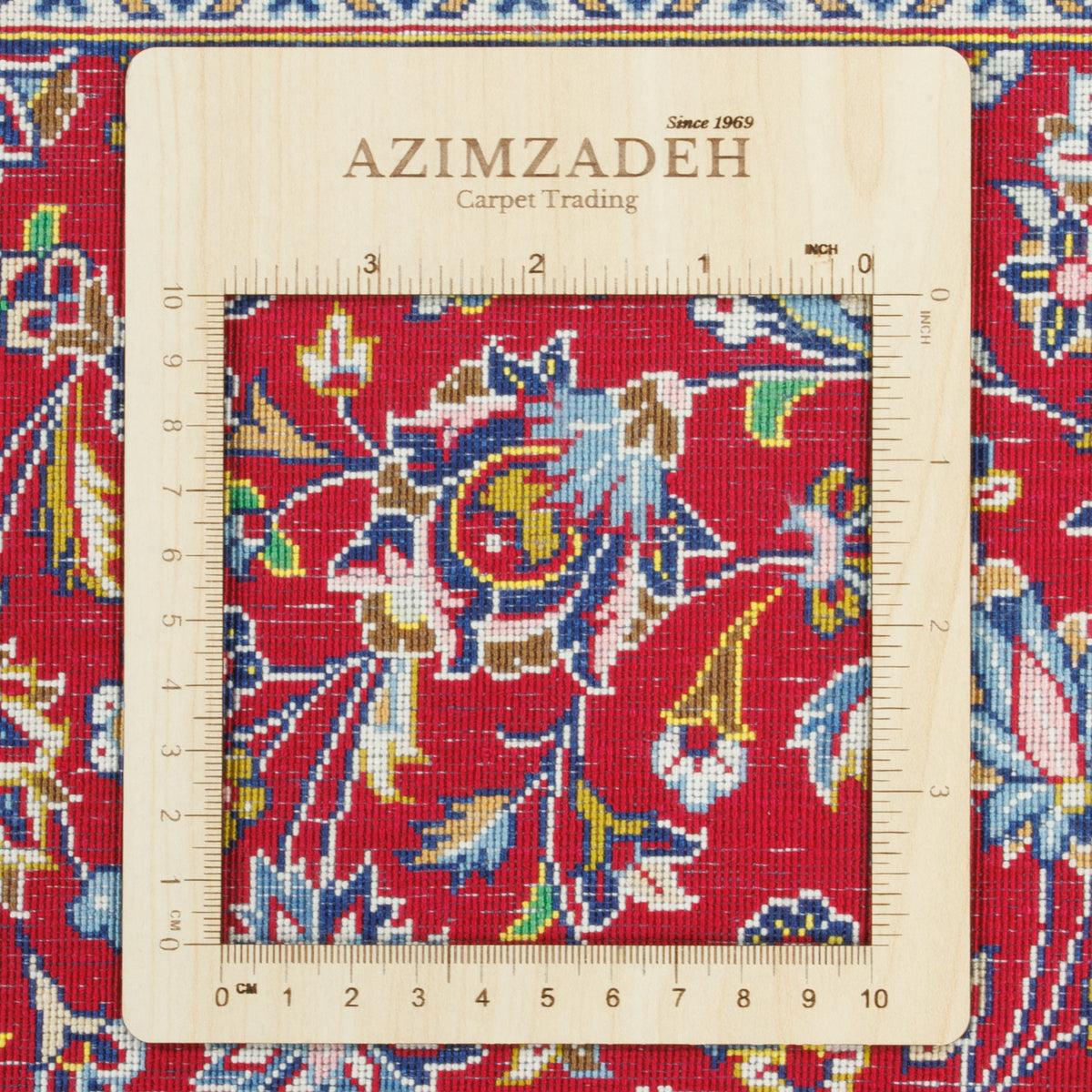 Kashan Handmade Carpet by Ghasem Morshedi, Afshan Allover, Silk, Lacquer Red, Runner, 79 × 186 cm — 1016916