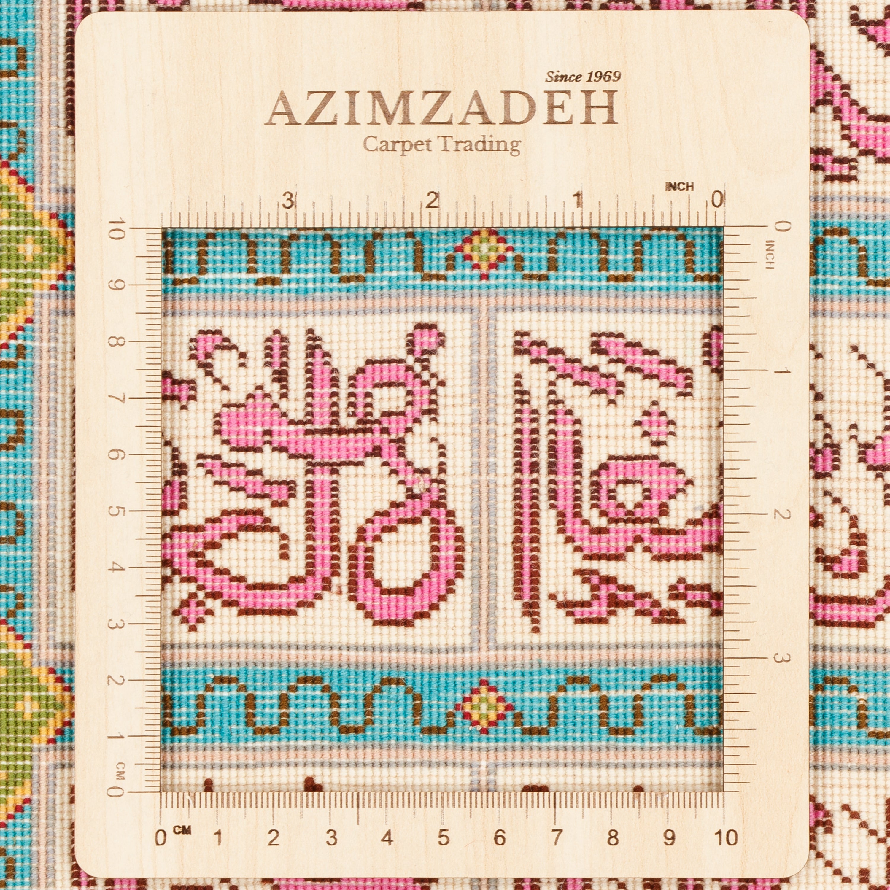 تابلو فني سجاد تبريز اليدوي – كشتي | كومة حريرية / لحمة قطنية | 105 × 160 سم | رمز المنتج 70100571