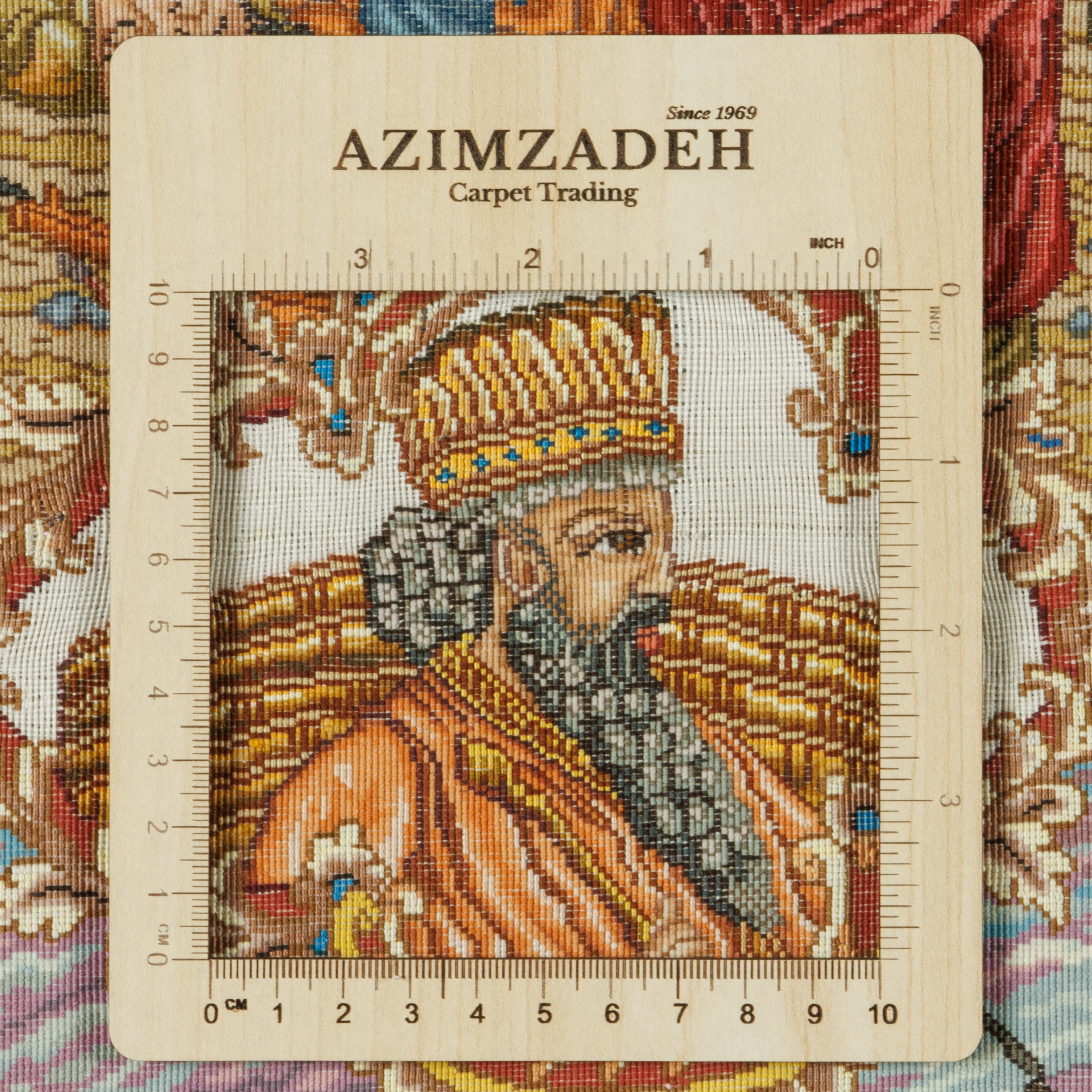 Tabriz Handmade Carpet Wall Art — Sarasar | Silk Pile / Silk Warp | 255 × 200 cm | SKU 70500924