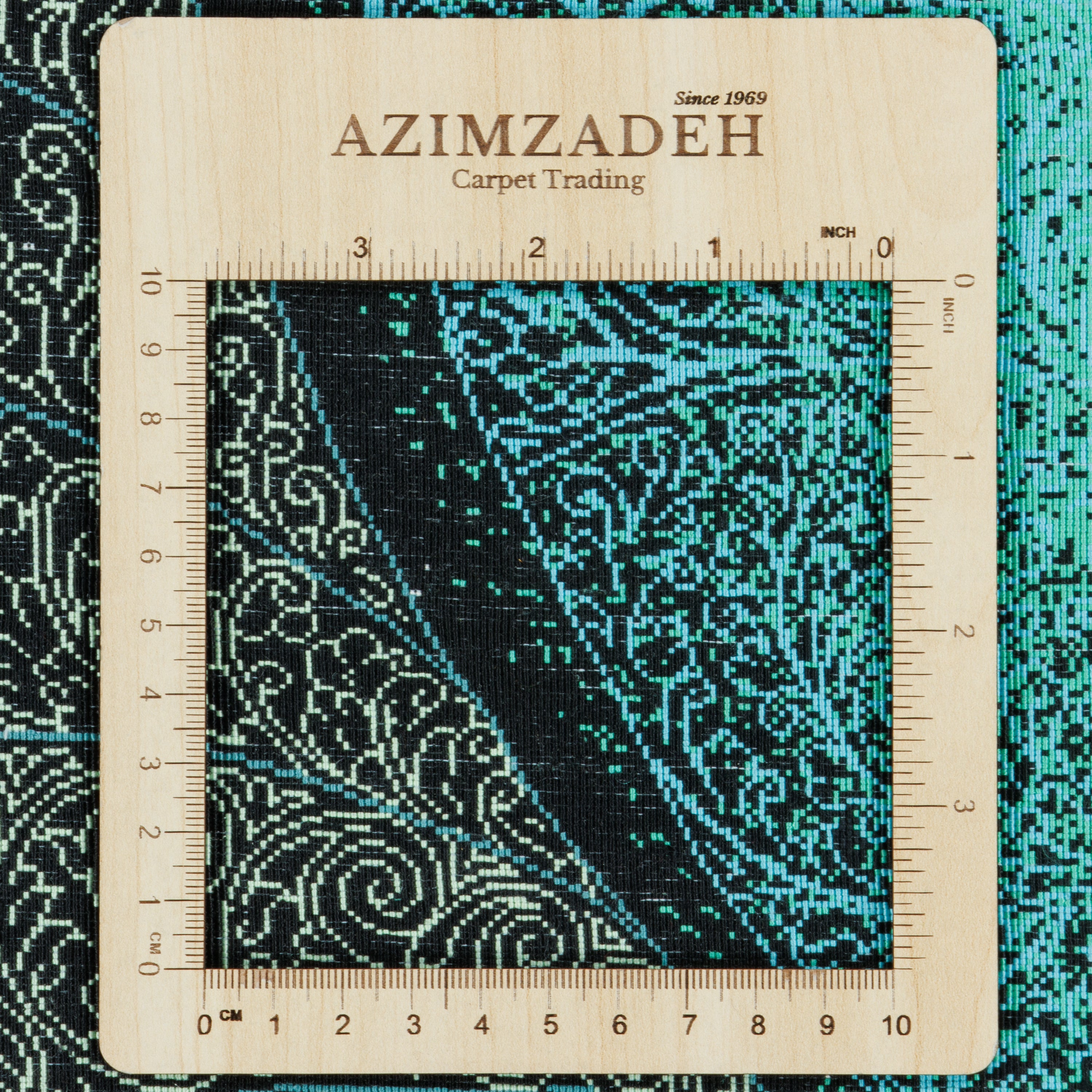 سجادة قم يدوية — عصرية | حرير كامل | 200 × 300 سم | رمز المنتج 10601058