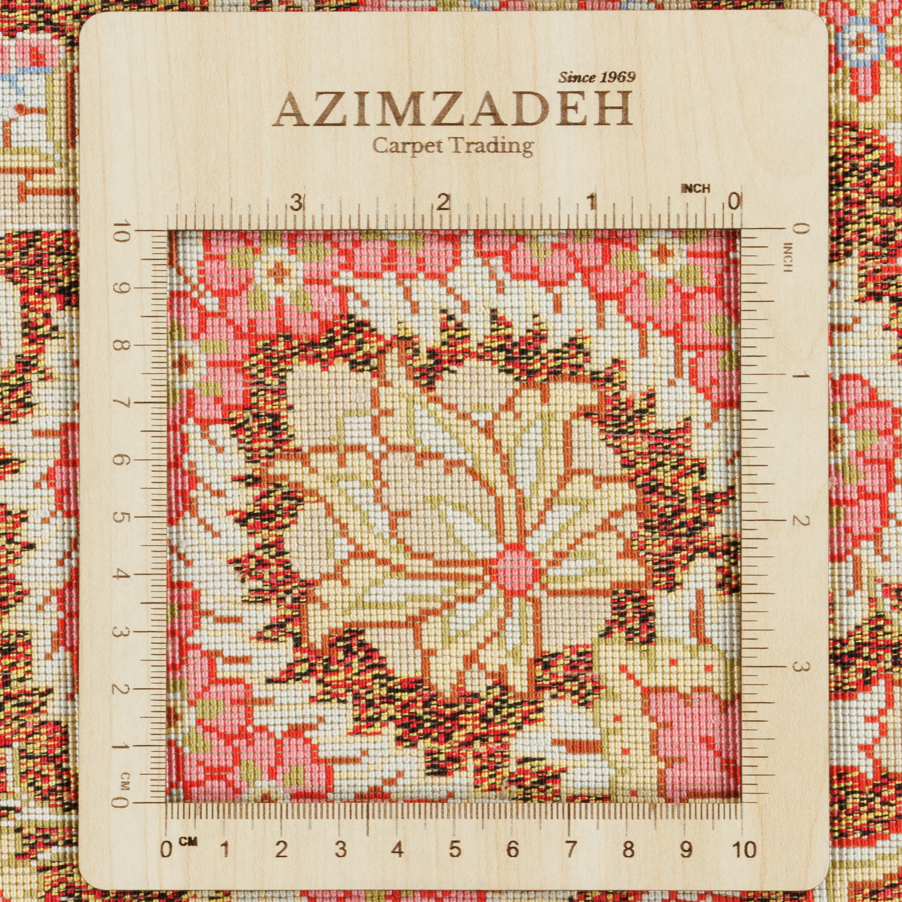سجادة قم يدوية — لشك ترنج | حرير بالكامل | 290 × 383 سم | رمز المنتج 11100667