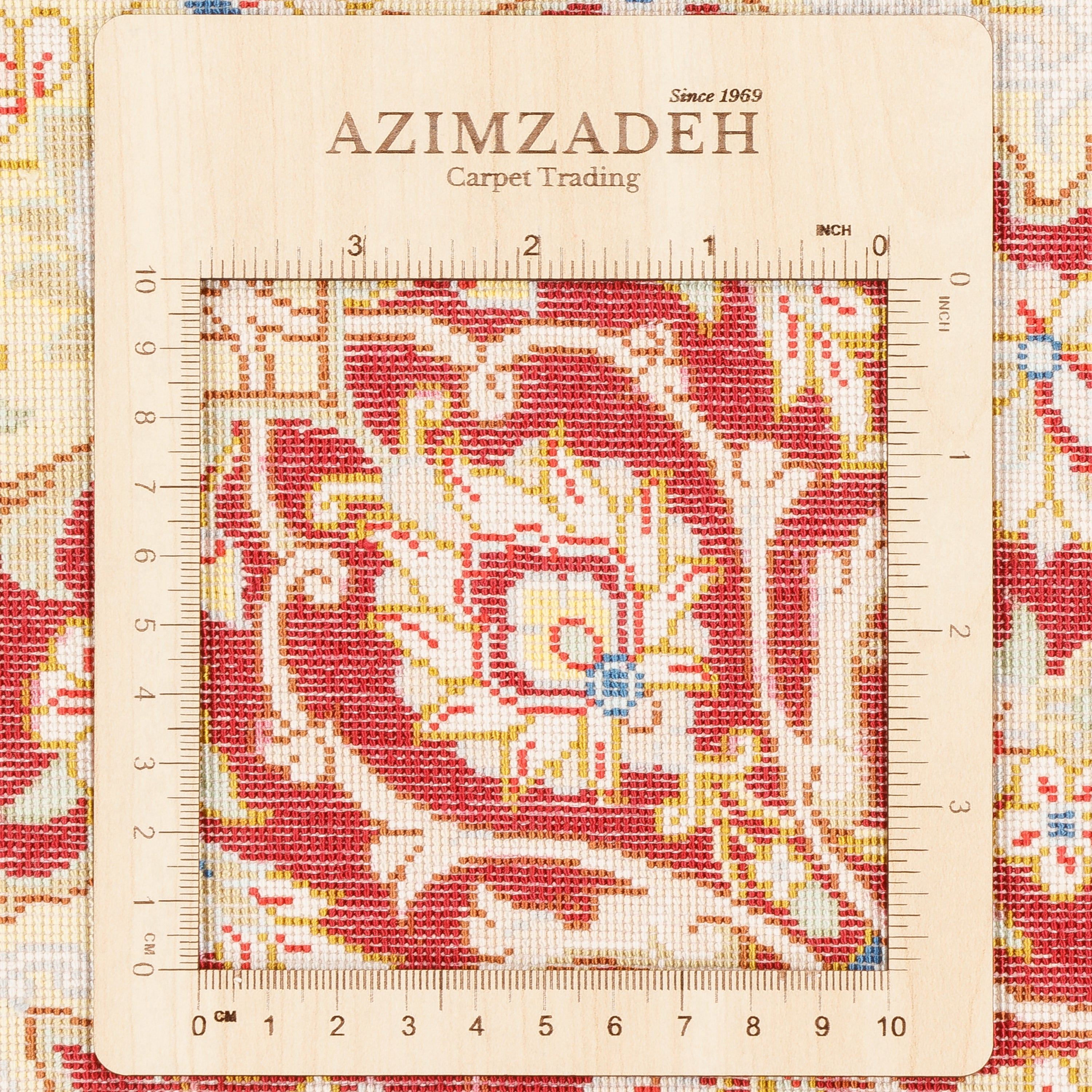سجادة قم يدوية — لشك ترنج | حرير بالكامل | 132 × 200 سم | رمز المنتج 10200489