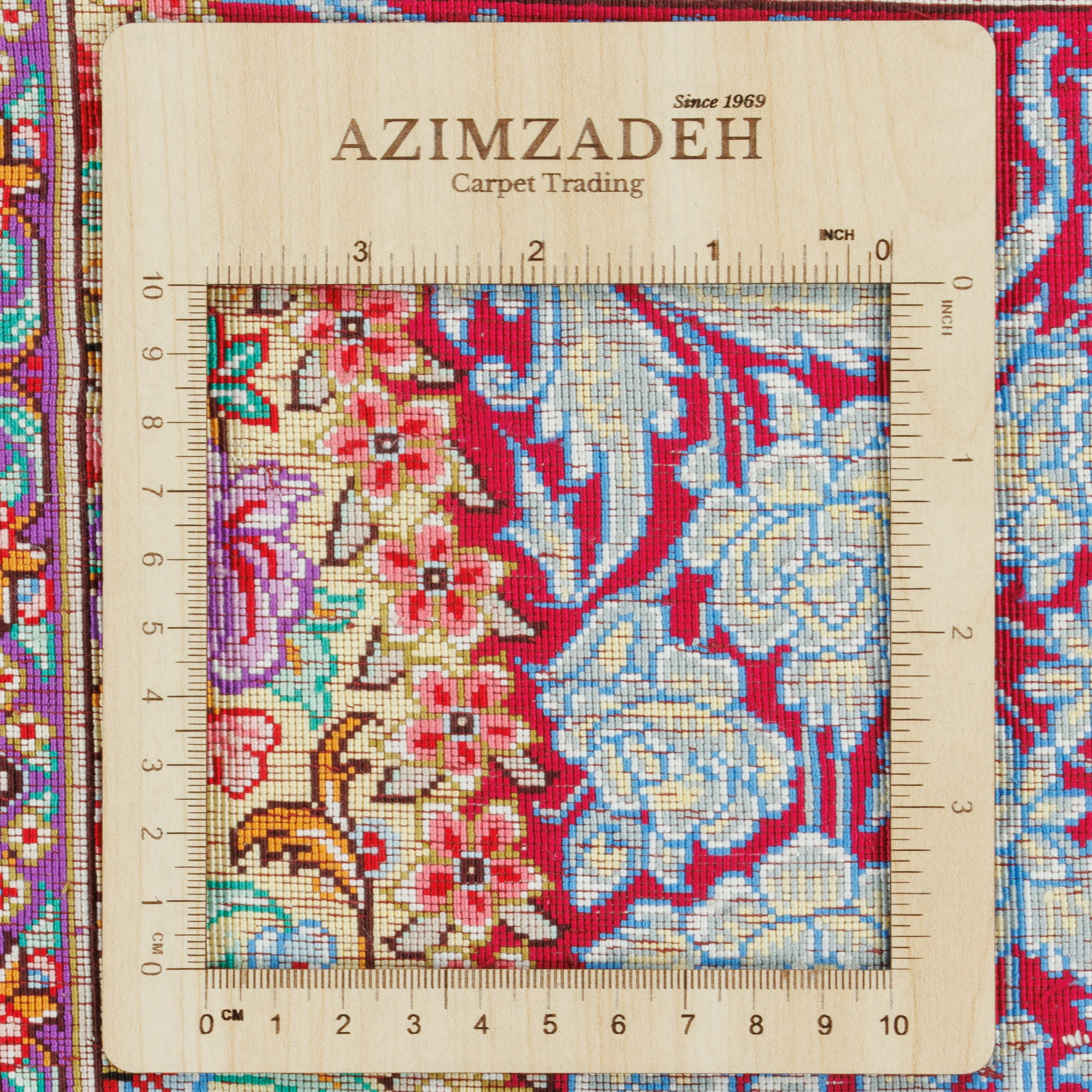 سجادة قم يدوية — لشك وترنج | حرير بالكامل | 250 × 345 سم | SKU 10800816