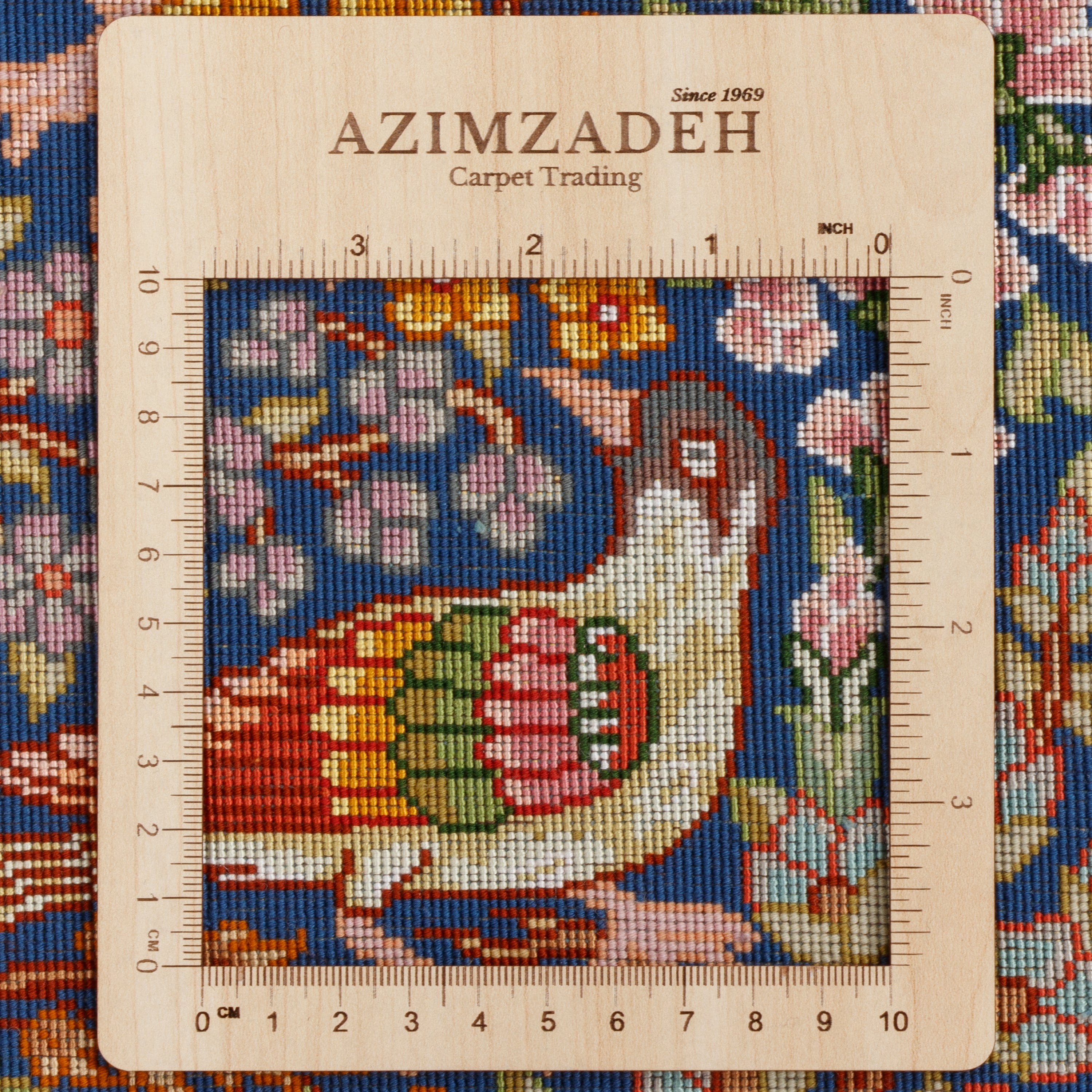 سجاد تبريز يدوي — سراسر | خيوط حريرية / سدى حريري | 152 × 220 سم | رمز المنتج 10300605