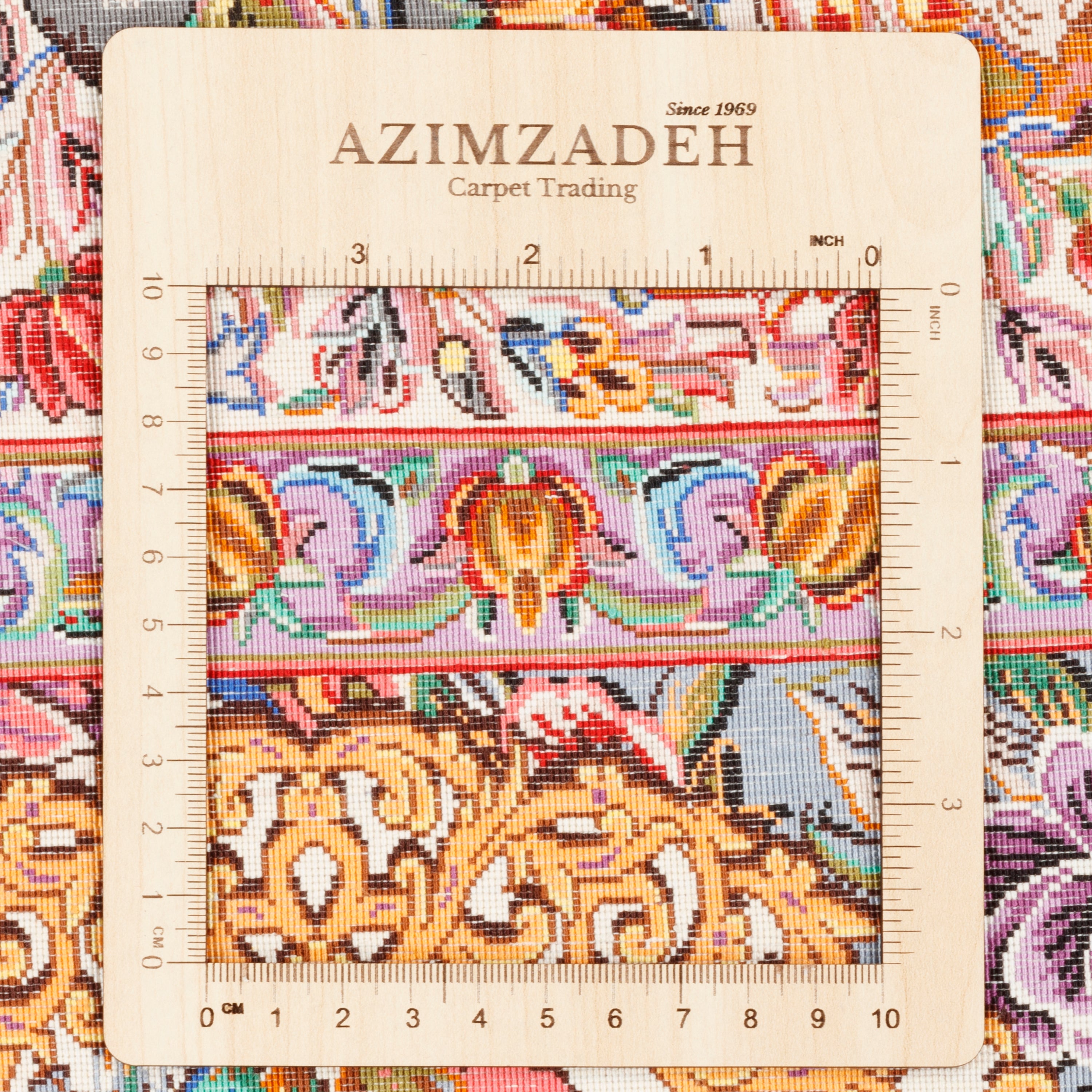 سجادة قم يدوية - ساراسار | حرير كامل | 150 × 200 سم | رمز المنتج 10300388