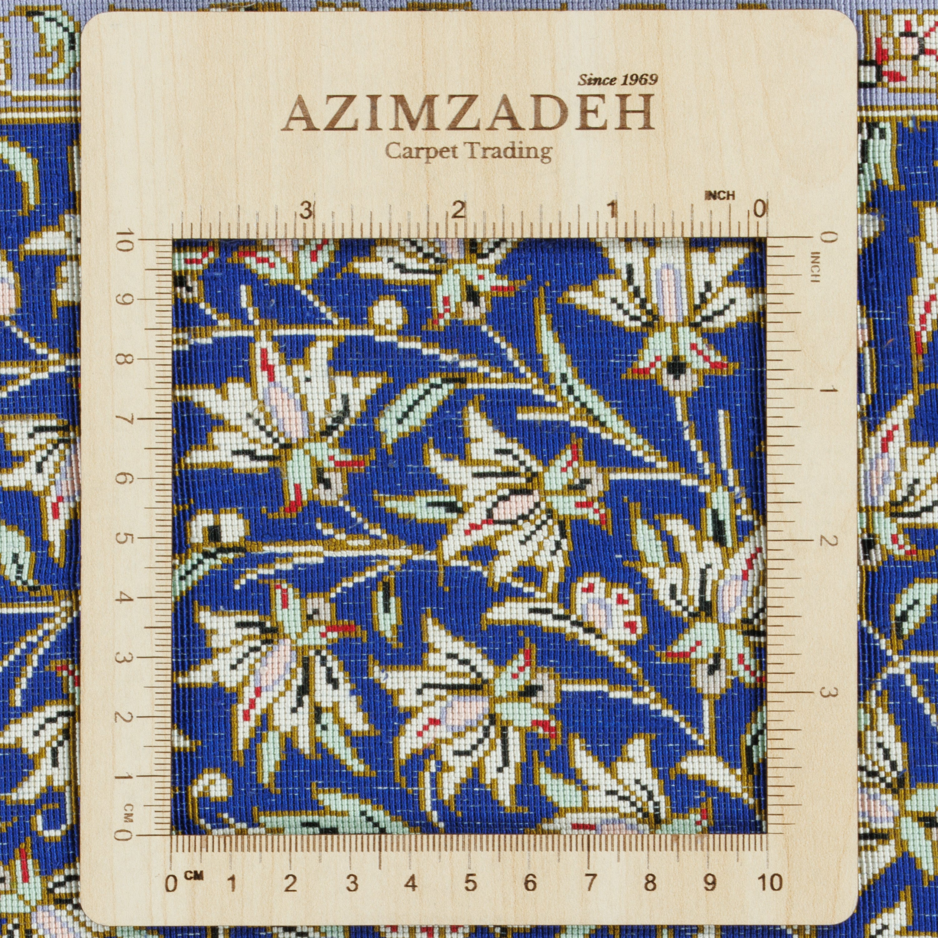 سجادة قم يدوية — لشك وترنج | حرير بالكامل | 302 × 399 سم | SKU 11200653