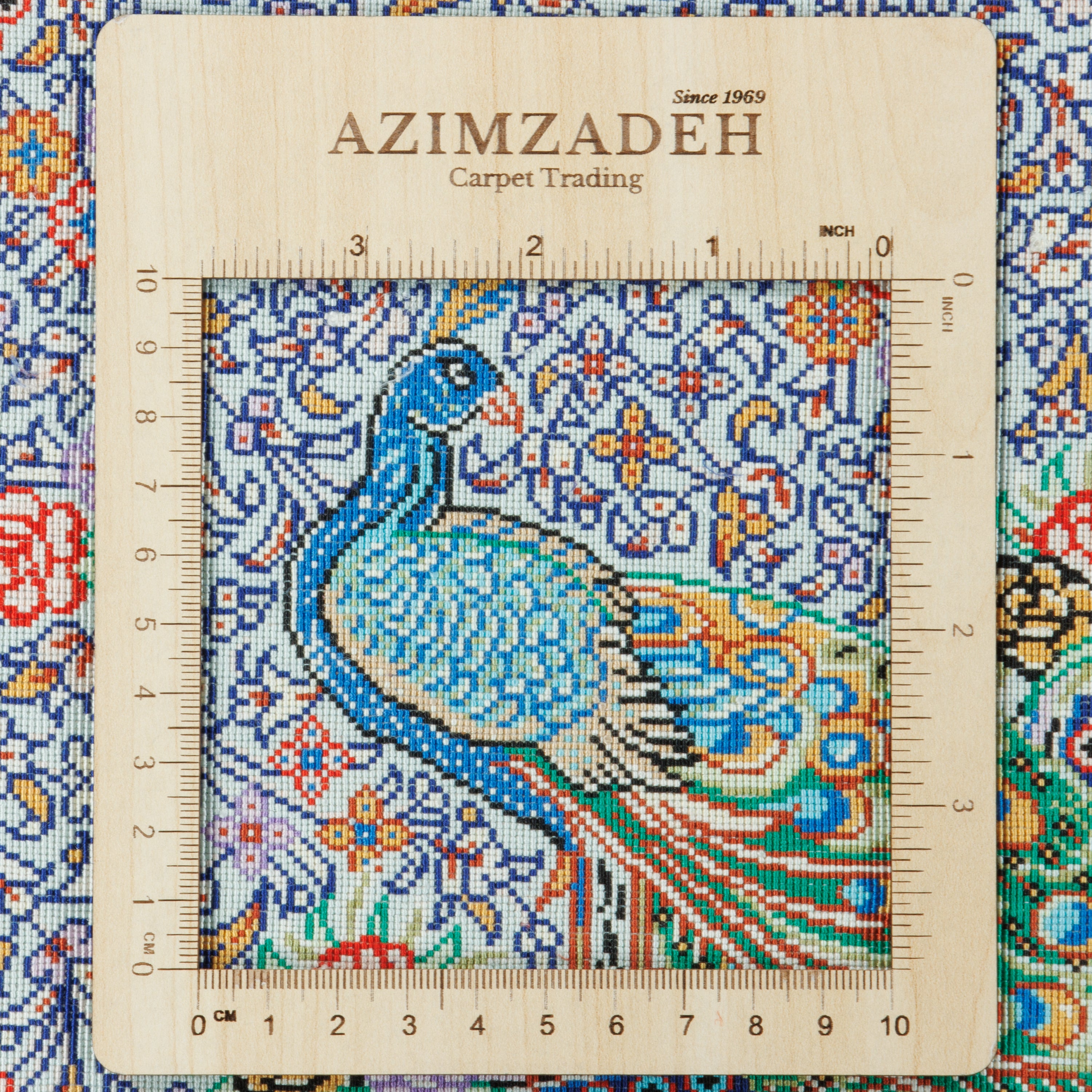 سجادة قم يدوية — لشك ترنج | حرير بالكامل | 196 × 300 سم | رمز المنتج 10501059
