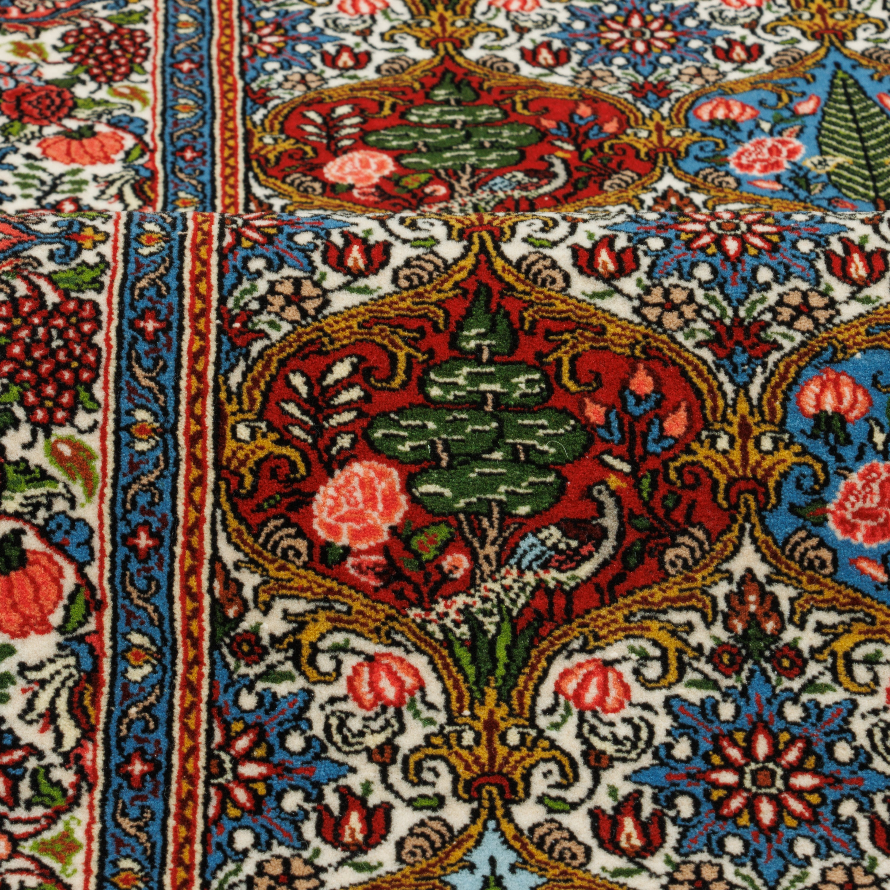 Bakhtiari Handmade Carpet — Bandi | Wool / Silk Warp | 110 × 174 cm | SKU 10100870