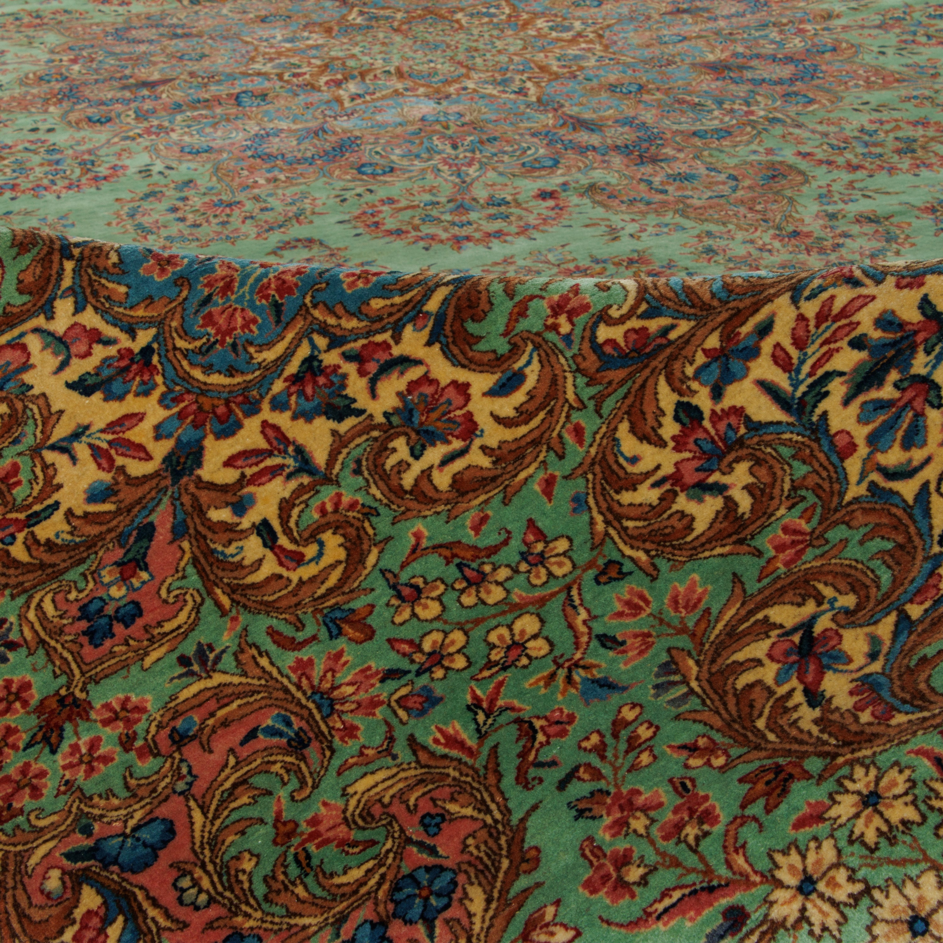 سجاد كرمان يدوي الصنع — طرحة | صوف كامل | 600 × 1000 سم | رمز المنتج 16001124
