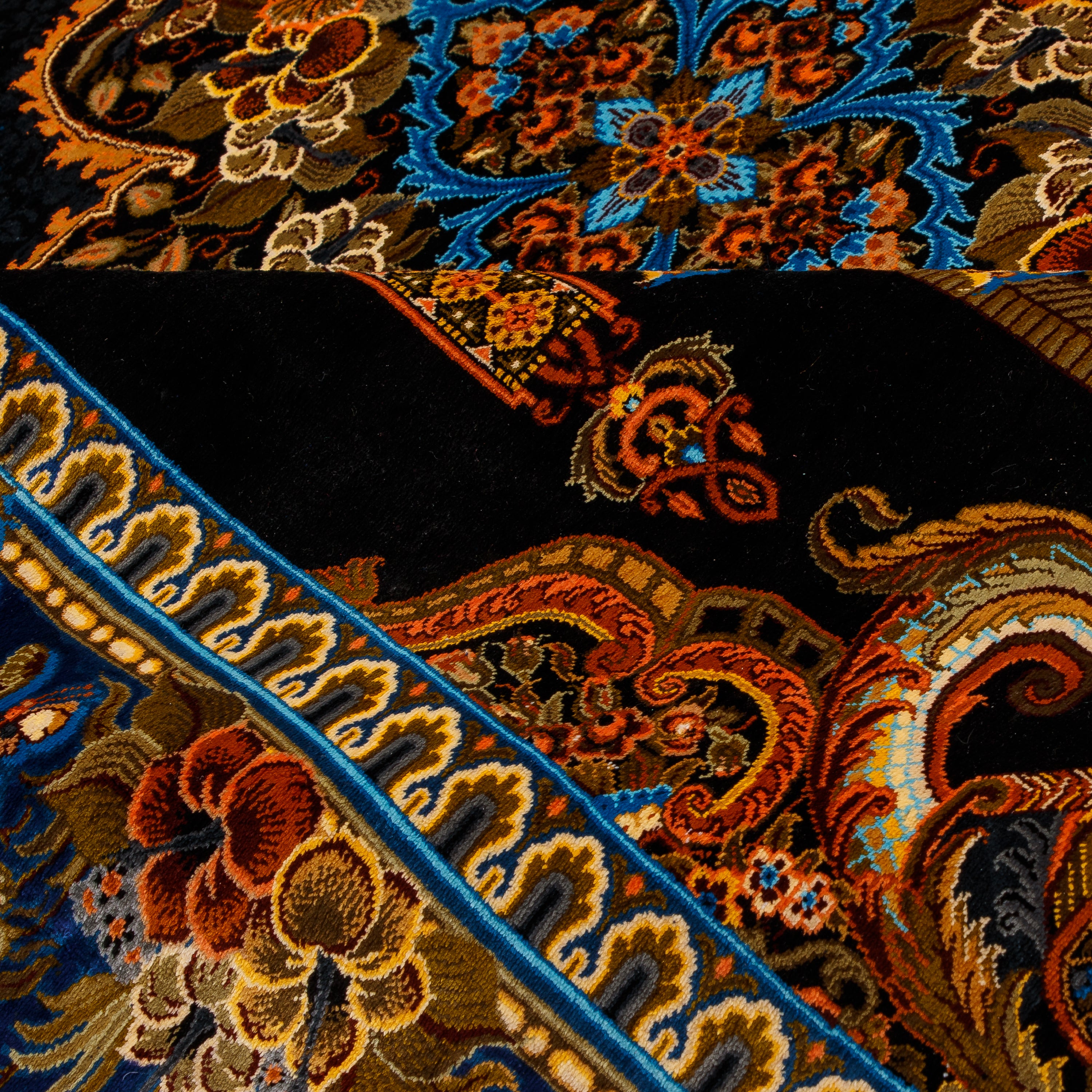 Qom Handmade Carpet — Lachak Toranj | Full Silk | 135 × 208 cm | SKU 10200440