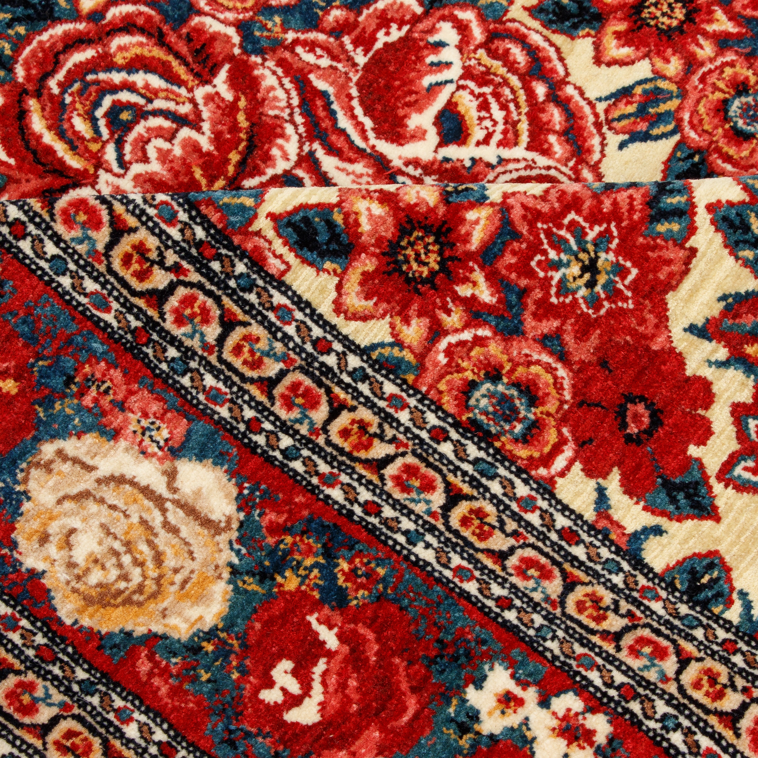 سجاد سنندج اليدوي - سراسر | صوف / حرير السداة | 163 × 220 سم | رقم المنتج 10300509