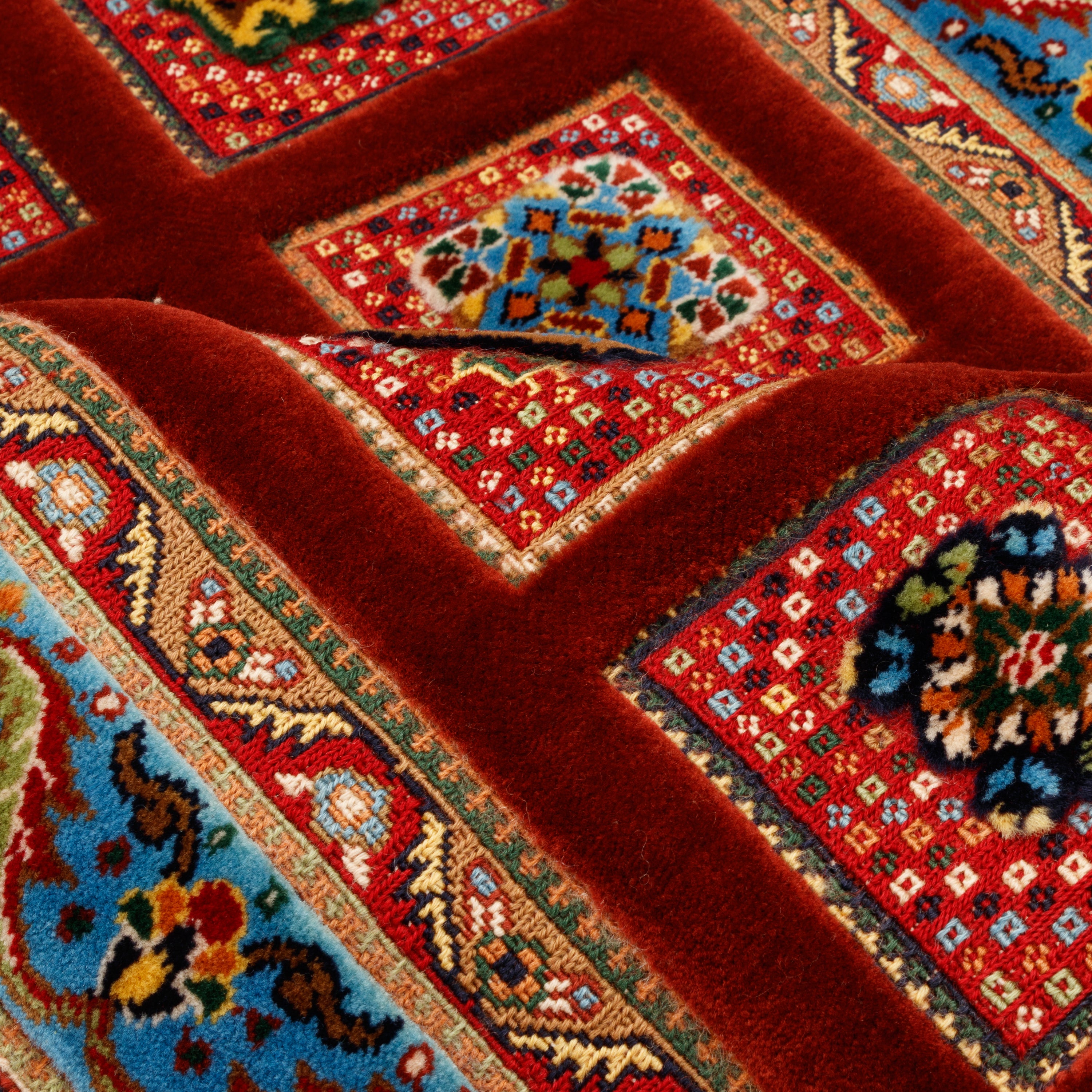 سجادة كيليم سيرجان اليدوية — خشتي | صوف بالكامل | 80 × 115 سم | SKU 40000348