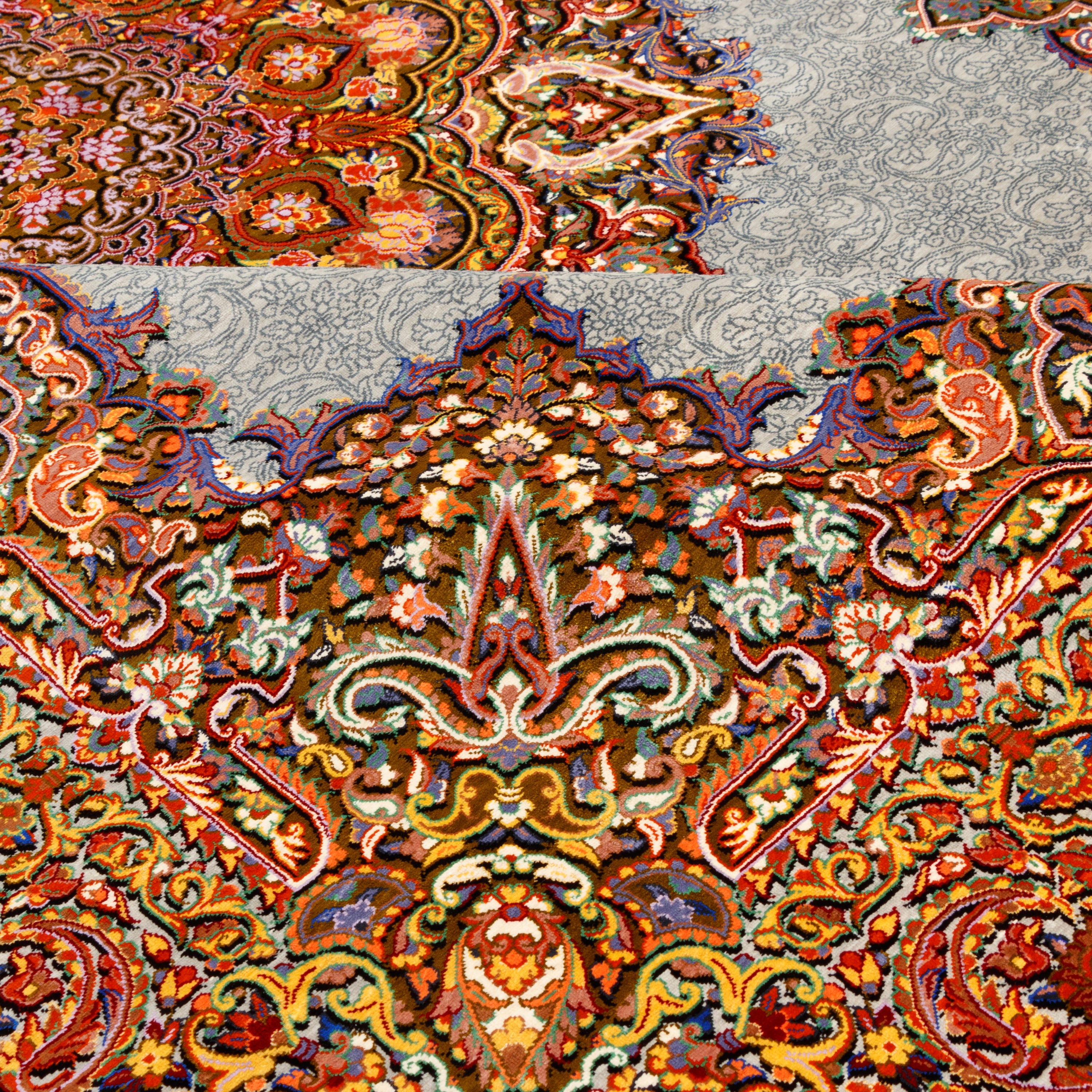 Qom Handmade Carpet — Lachak Toranj | Full Silk | 140 × 196 cm | SKU 10200384