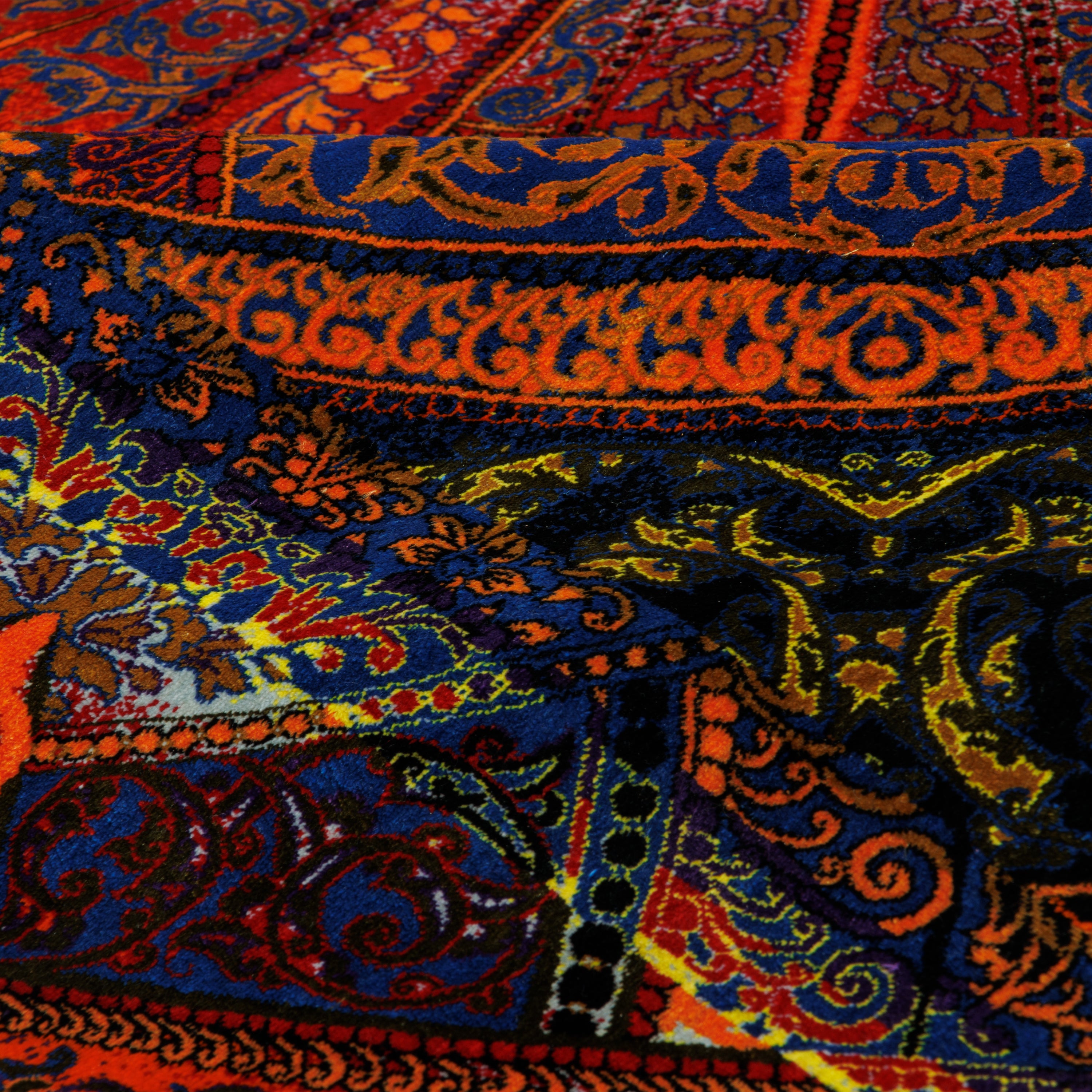 سجاد قم اليدوي - لشك تورنج | حرير بالكامل | 198 × 295 سم | رمز المنتج 10501034