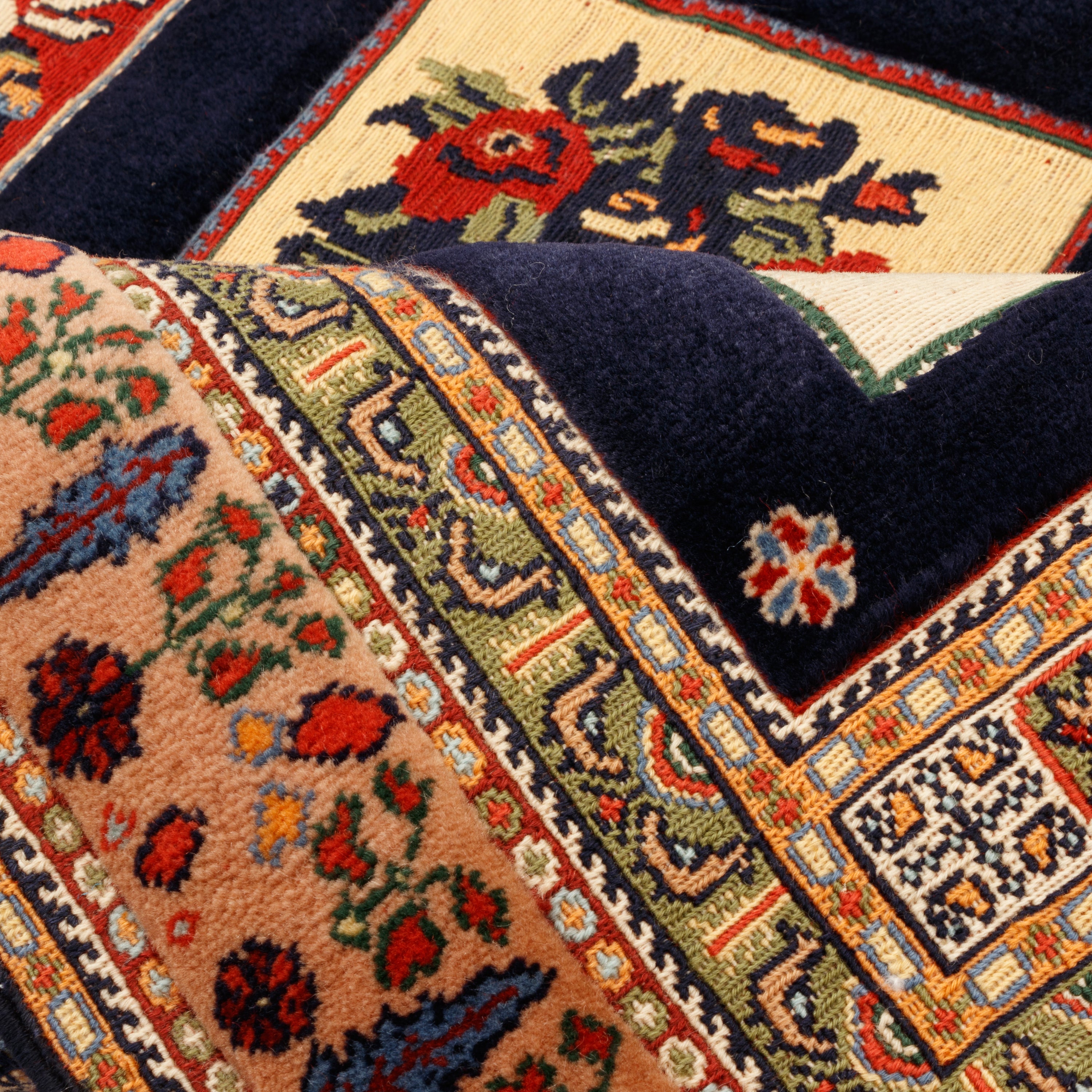 سجاد كيلن اليدوي من سيرجان — خشتي | صوف بالكامل | 82 × 120 سم | SKU 40000335
