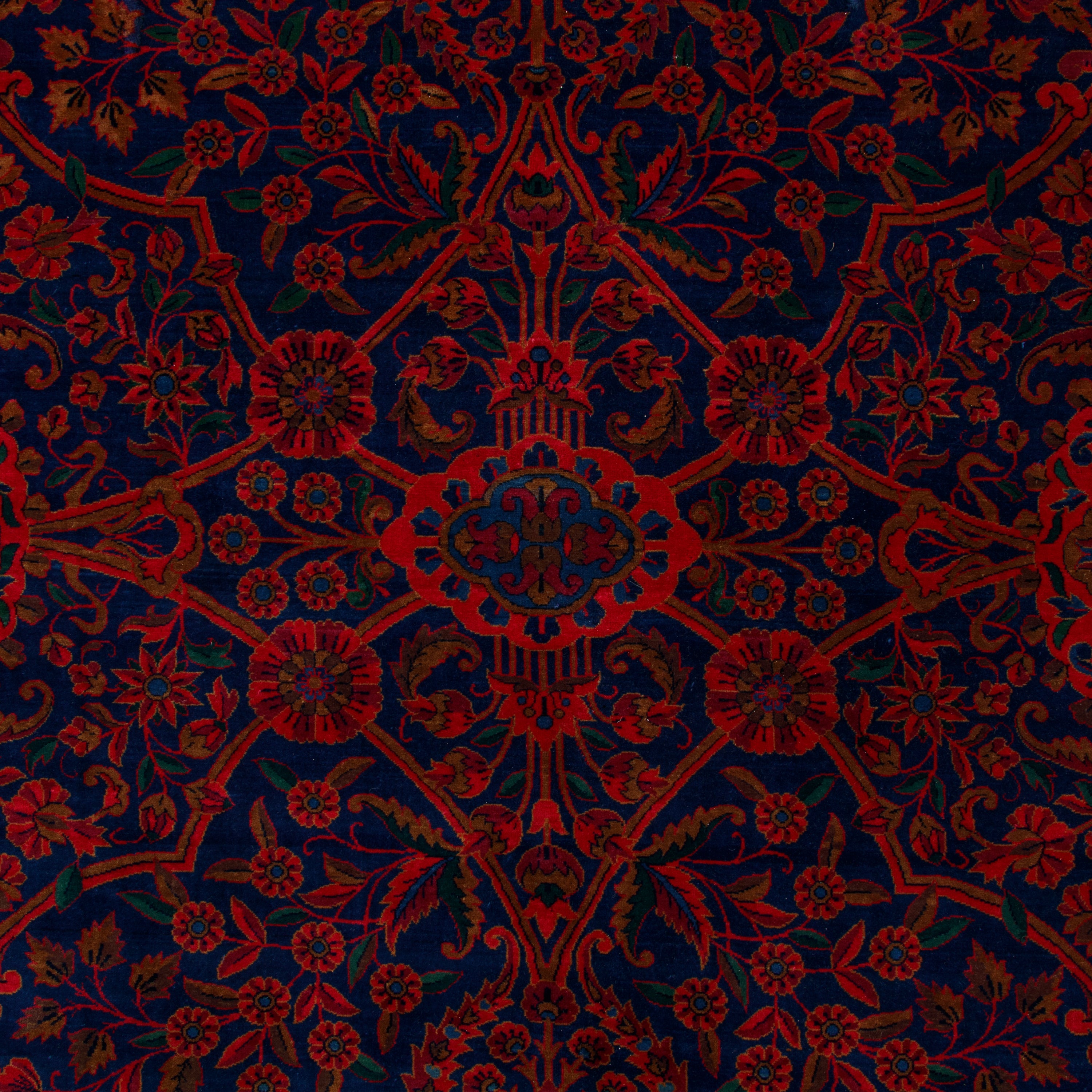 سجادة كاشان يدوية الصنع — ساراسار | صوف / سداة قطنية | 305 × 495 سم | رمز المنتج 11500640
