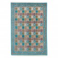 Handwoven Carpet, Square/Block Layout, All Silk, Qom, 245 × 345 cm Ref 10800836