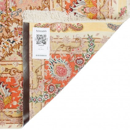 Handwoven Carpet, Corner Medallion Layout, Wool and Silk on Silk Warp, Tabriz, 250 × 350 cm Ref 10800838