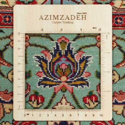 Handwoven Carpet, Corner Medallion Layout, Wool on Cotton Warp, Tabriz, 146 × 220 cm Ref 10300843