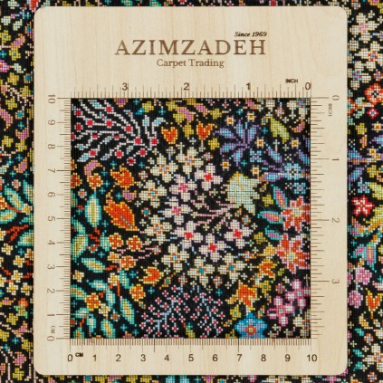 Handwoven Carpet, All-over Layout, All Silk, Qom, 193 × 300 cm Ref 10501039