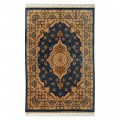Handwoven Carpet, Corner Medallion Layout, All Silk, Qom, 200 × 308 cm Ref 10601057