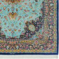 Handwoven Carpet, Corner Medallion Layout, All Silk, Qom, 192 × 290 cm Ref 10501084