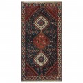 Handwoven Carpet, Square/Block Layout, All Wool, Shiraz, 100 × 195 cm Ref 10101478