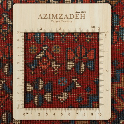 Handwoven Carpet, Square/Block Layout, All Wool, Shiraz, 100 × 195 cm Ref 10101478