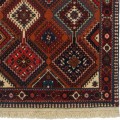 Handwoven Carpet, Square/Block Layout, All Wool, Shiraz, 80 × 200 cm Ref 10101480