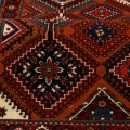 Handwoven Carpet, Square/Block Layout, All Wool, Shiraz, 80 × 200 cm Ref 10101480