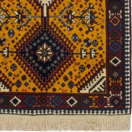 Handwoven Carpet, Square/Block Layout, All Wool, Shiraz, 80 × 205 cm Ref 10101482