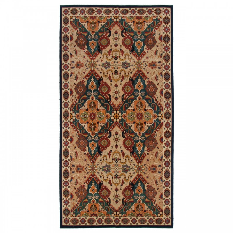Handwoven Carpet, All-over Layout, All Wool, Varamin, 234 × 464 cm Ref 11000689