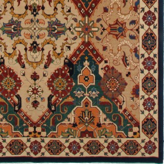 Handwoven Carpet, All-over Layout, All Wool, Varamin, 234 × 464 cm Ref 11000689
